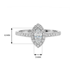 14K White Gold