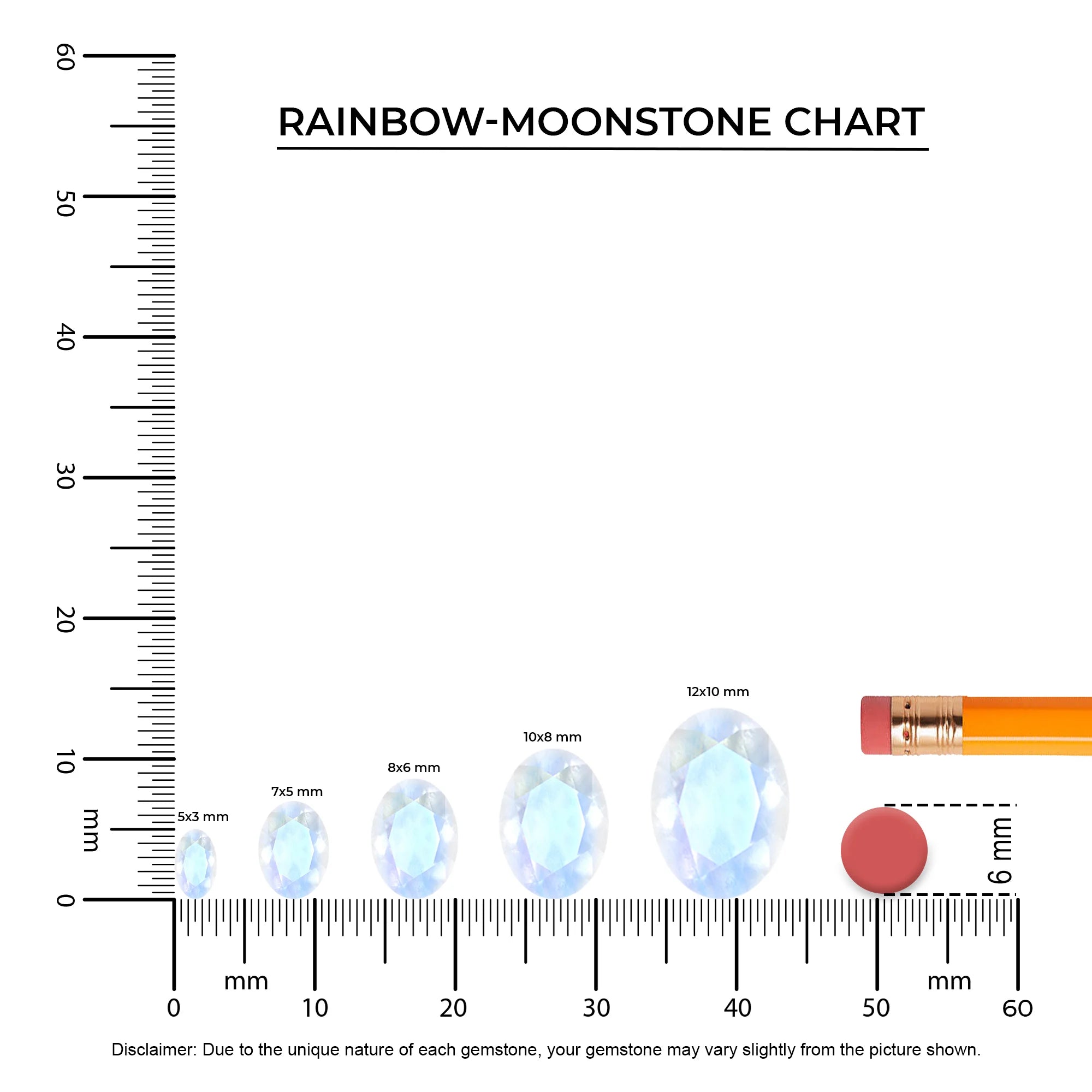 natural rainbow-moonstone oval solitaire necklaces in platinum 
