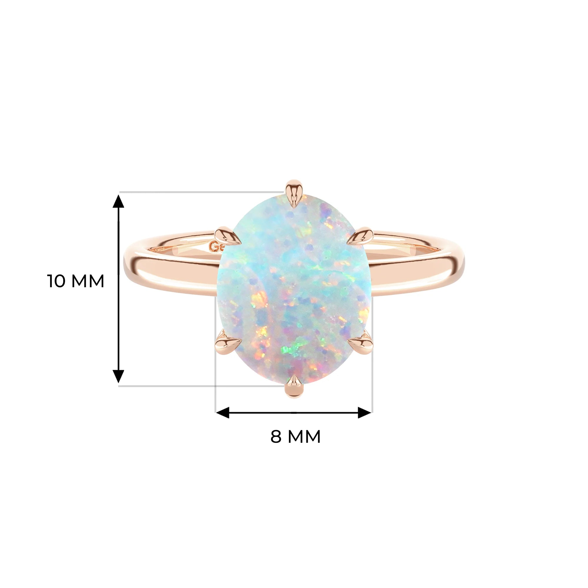 14K Rose Gold