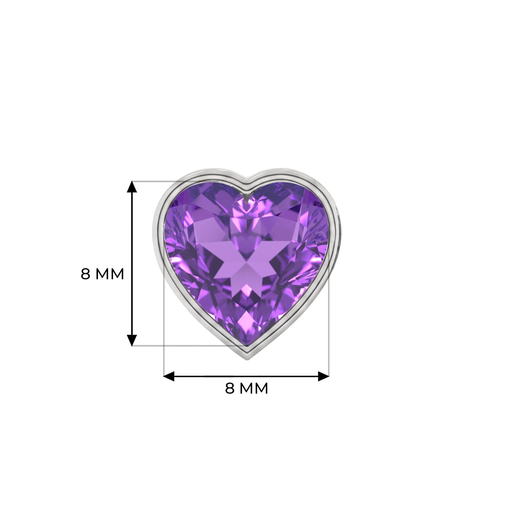 14K White Gold