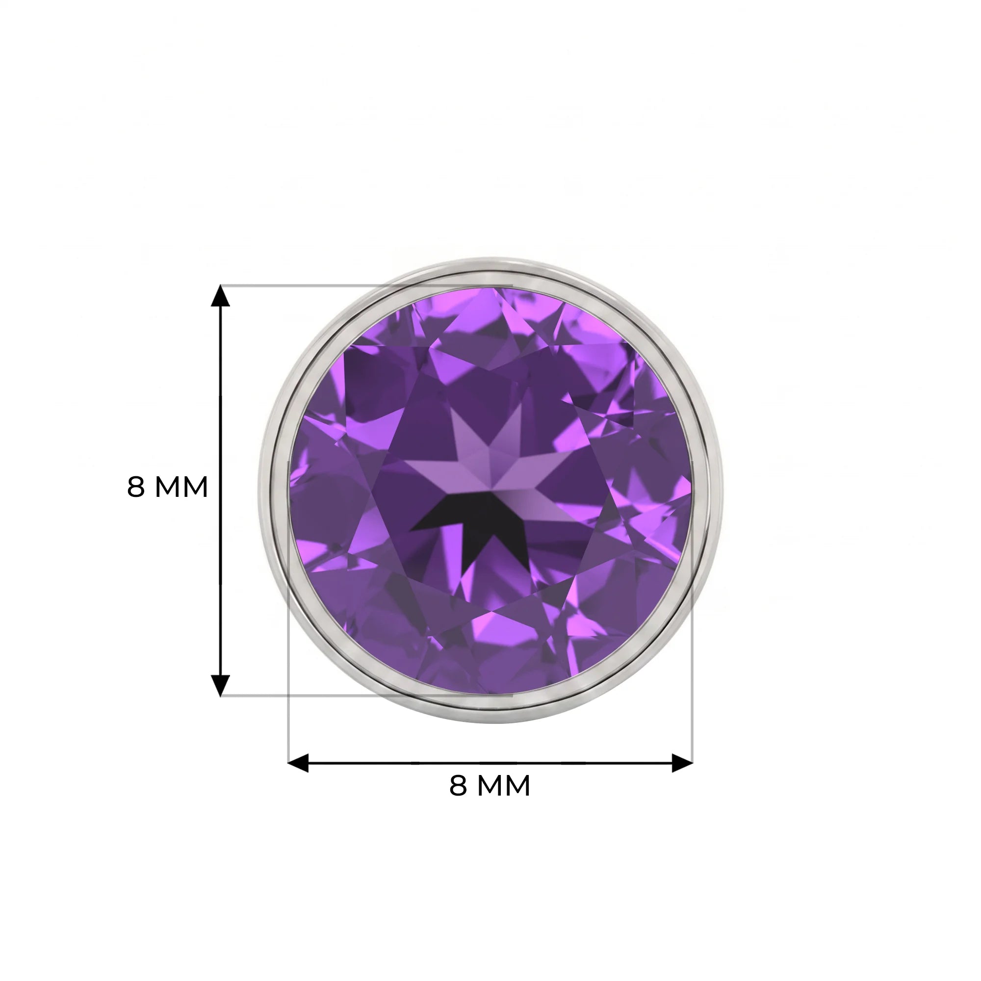 14K White Gold