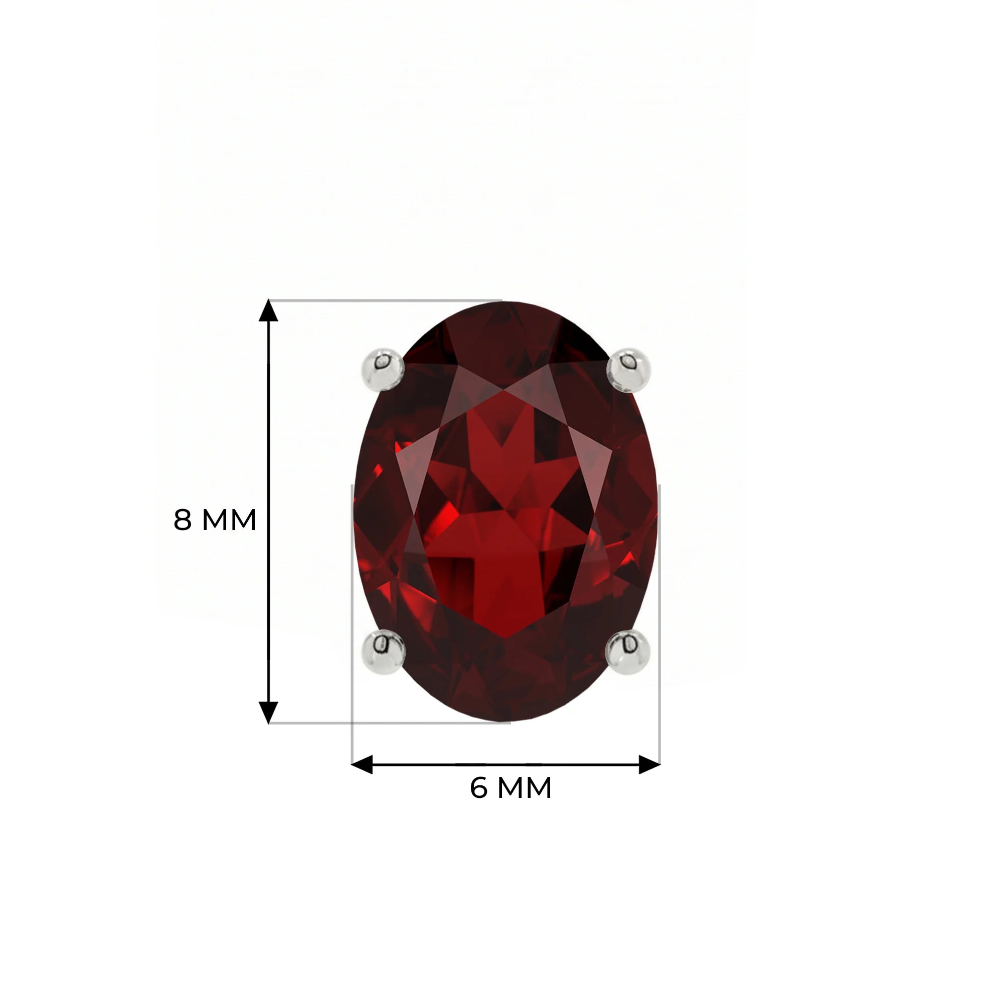 14K White Gold