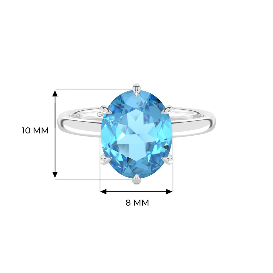14K White Gold