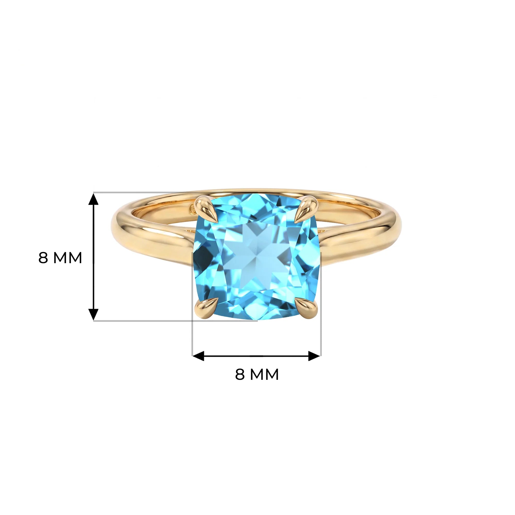 14K Yellow Gold
