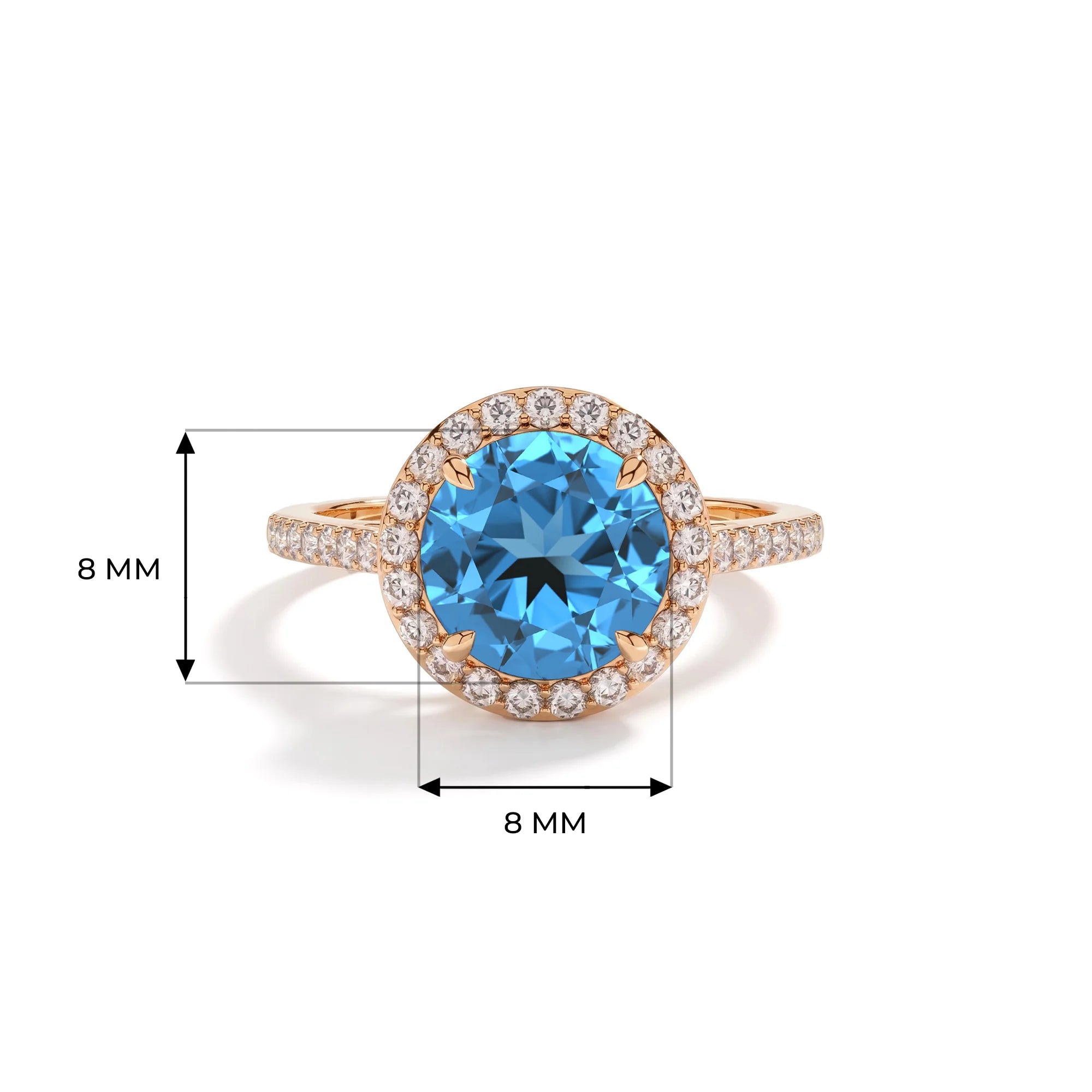 14K Rose Gold