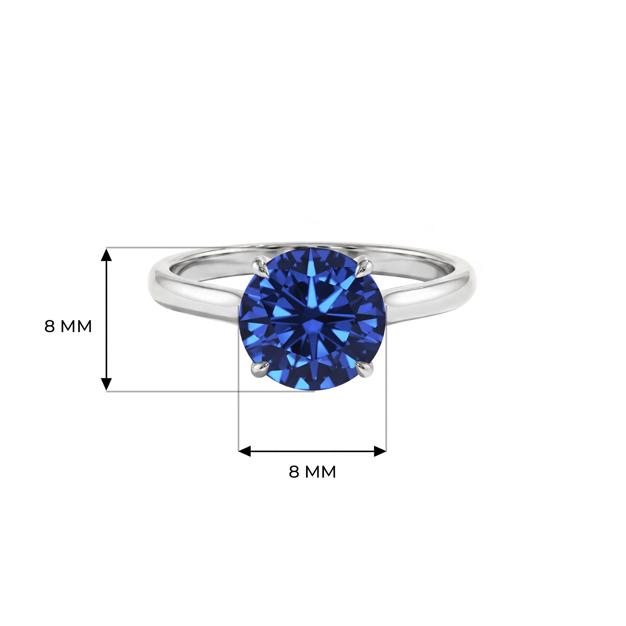 14K White Gold