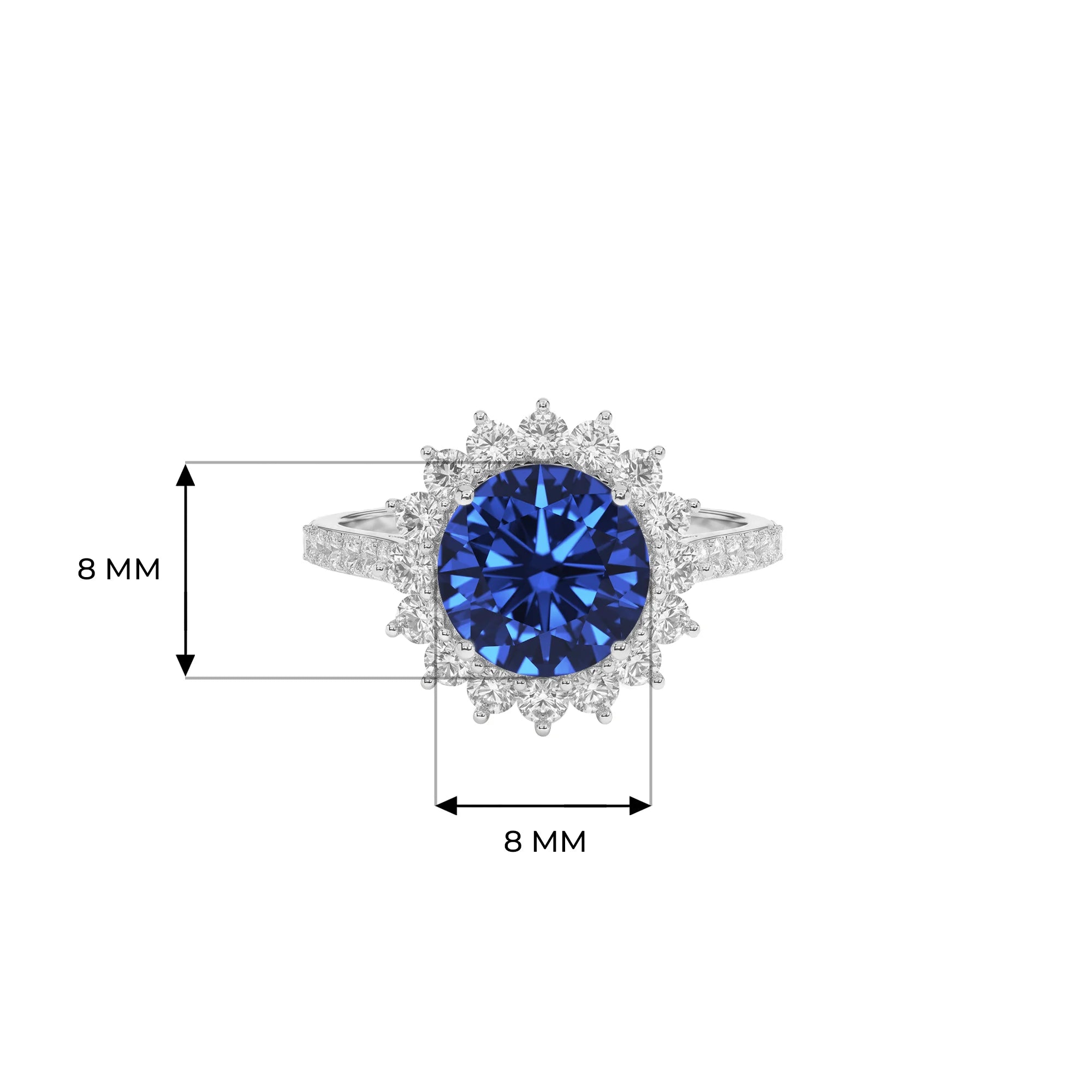 14K White Gold