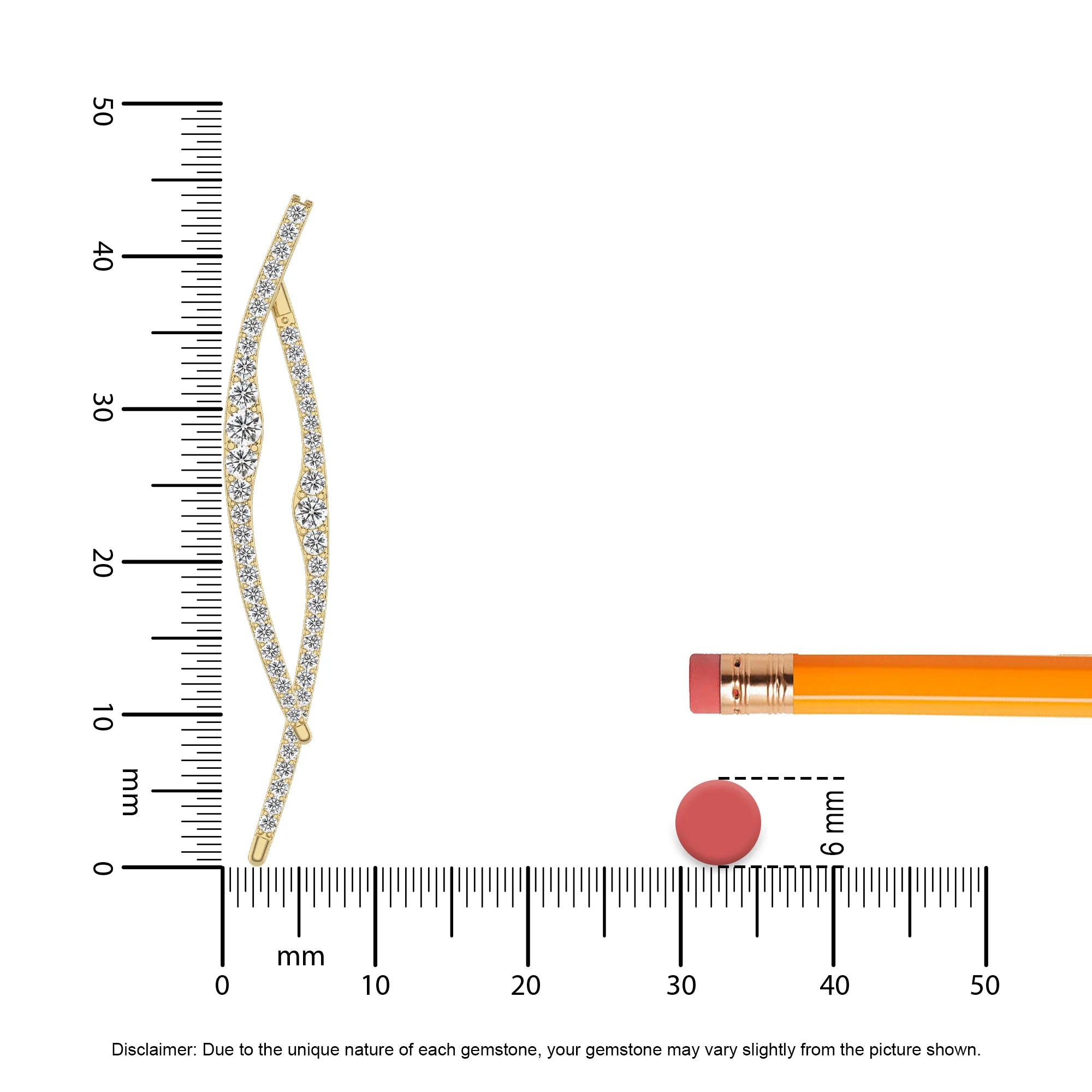 lab grown diamond round stud earrings in yellow gold 