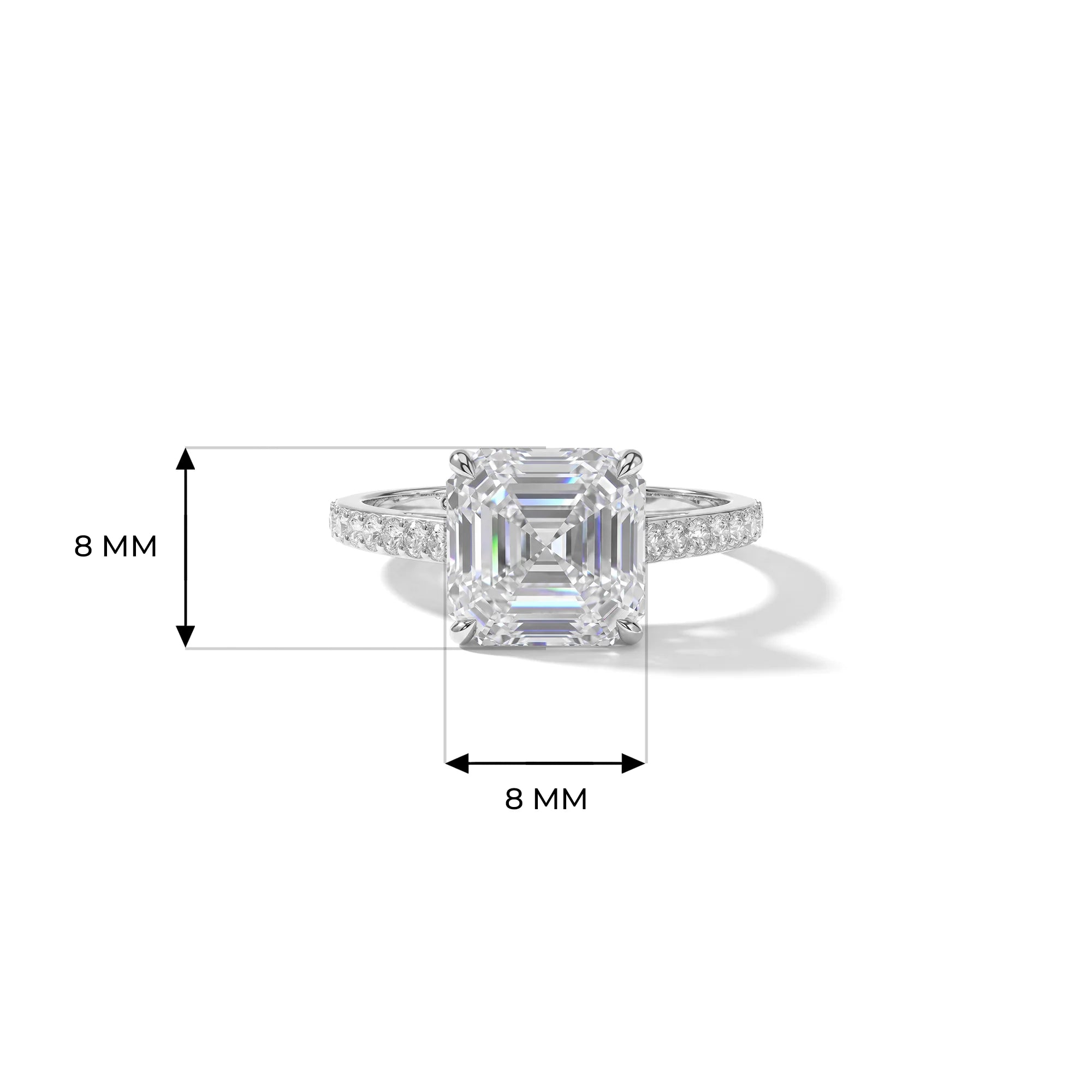 14K White Gold