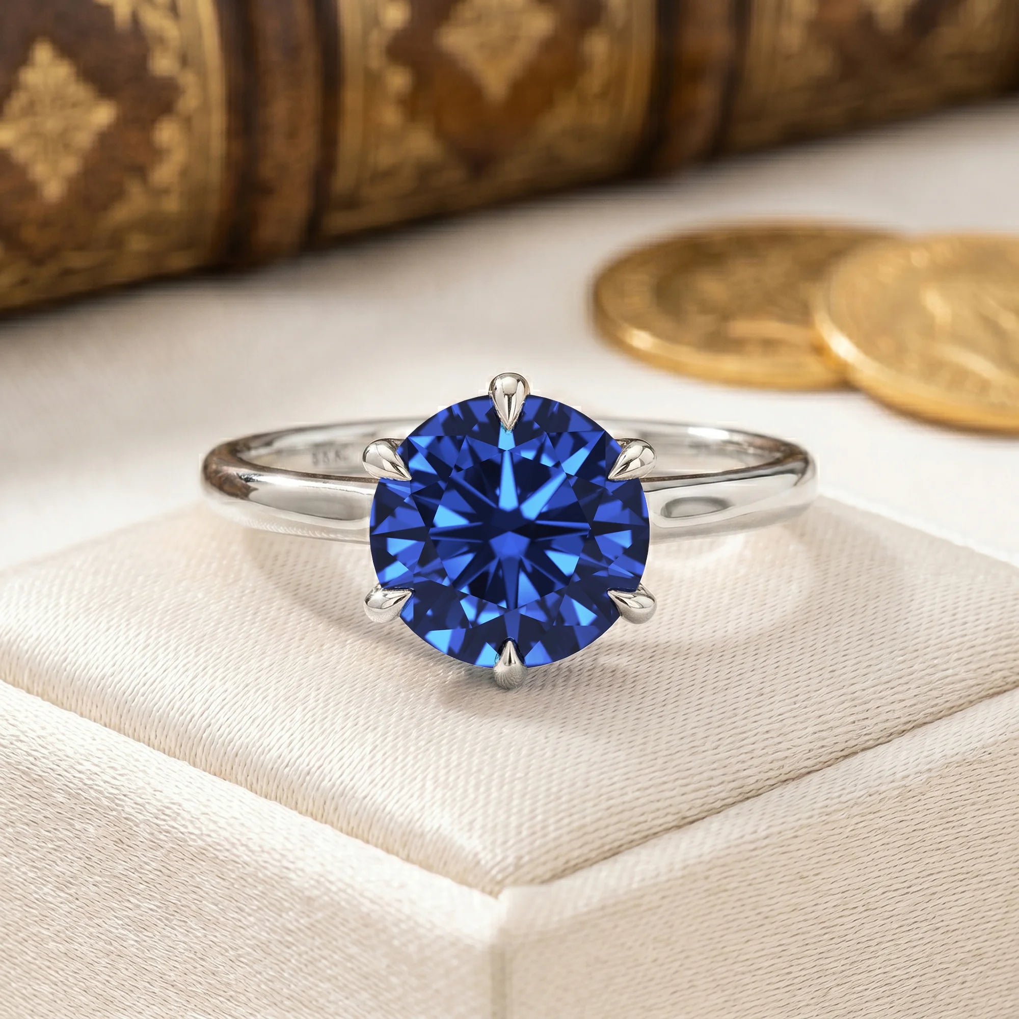 14K White Gold
