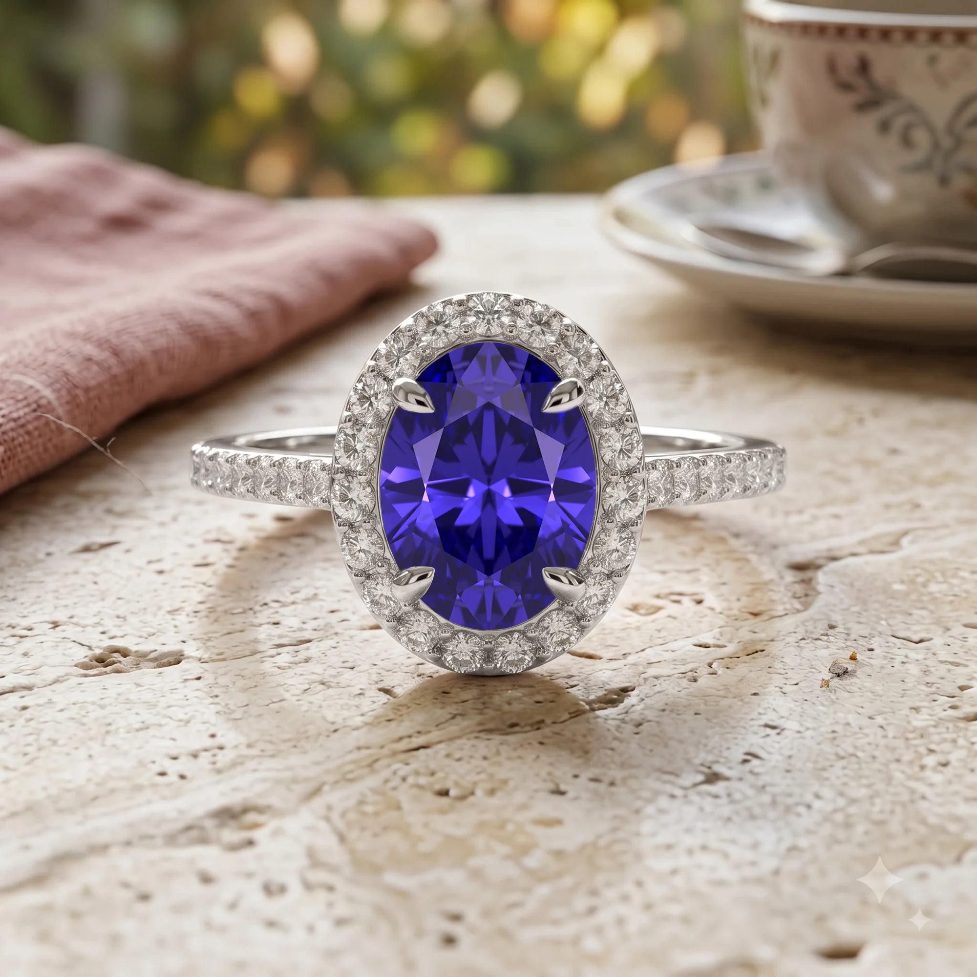 14K White Gold