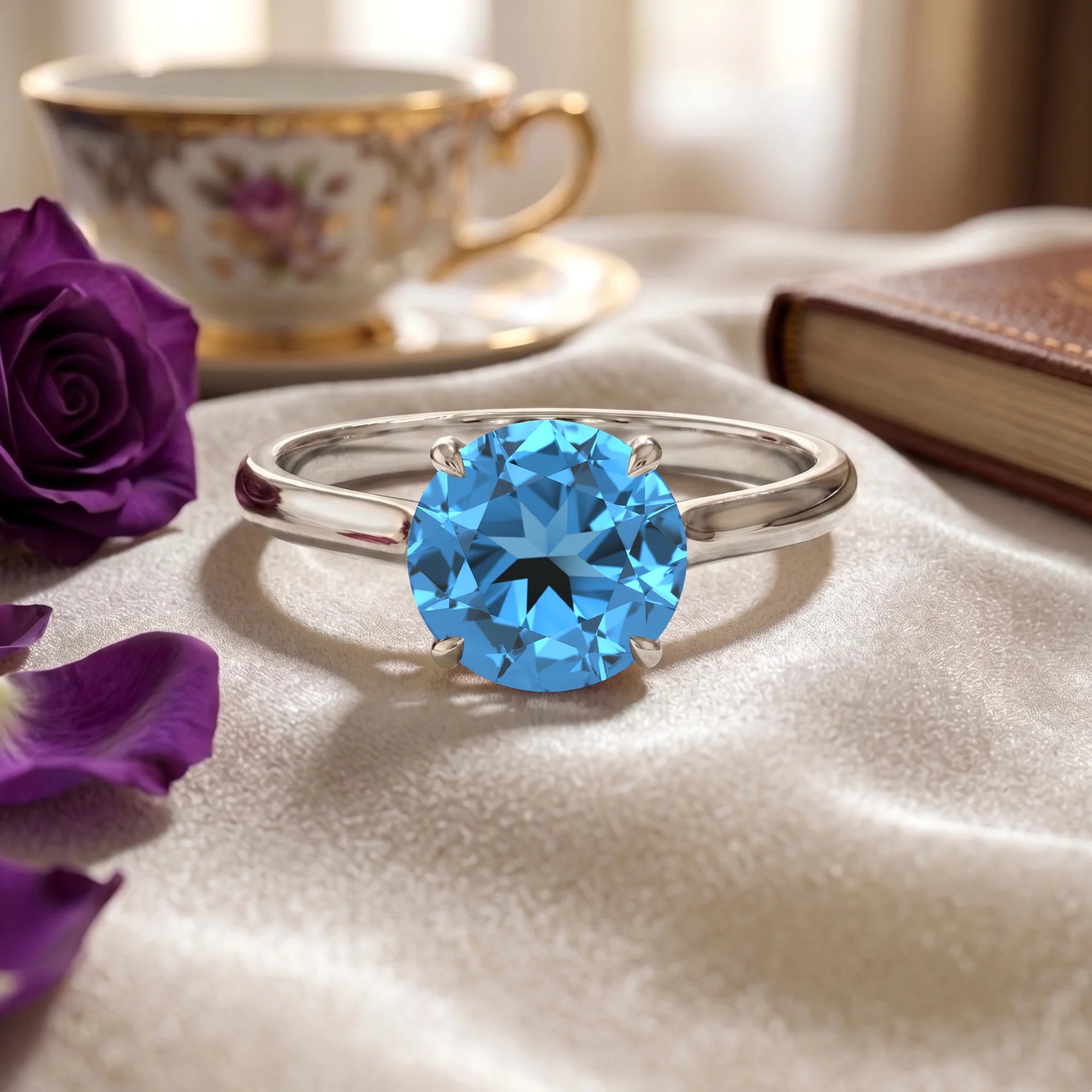 14K White Gold