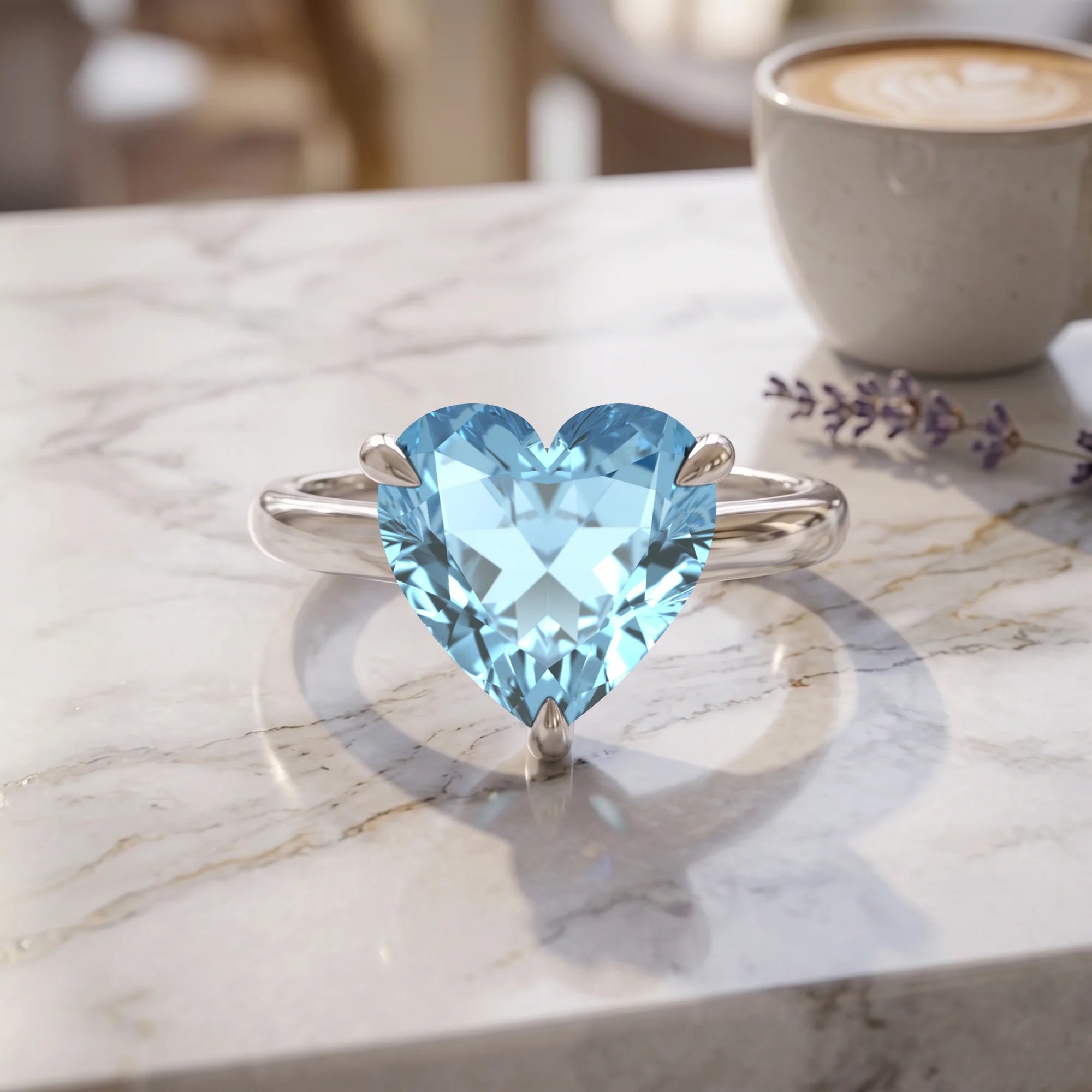 14K White Gold
