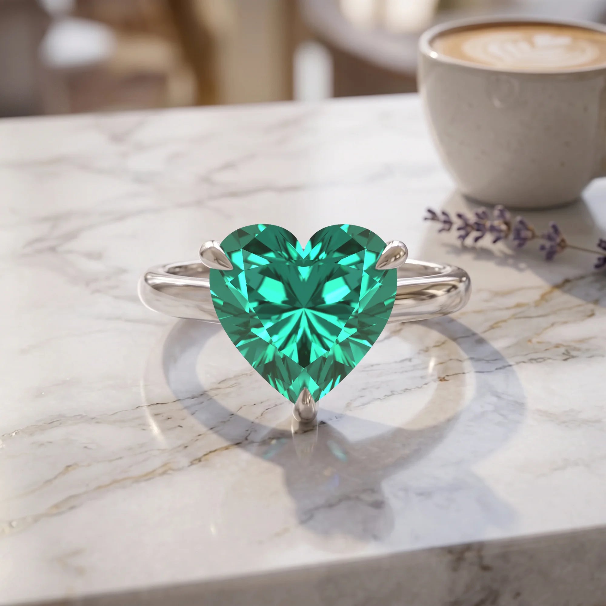14K White Gold
