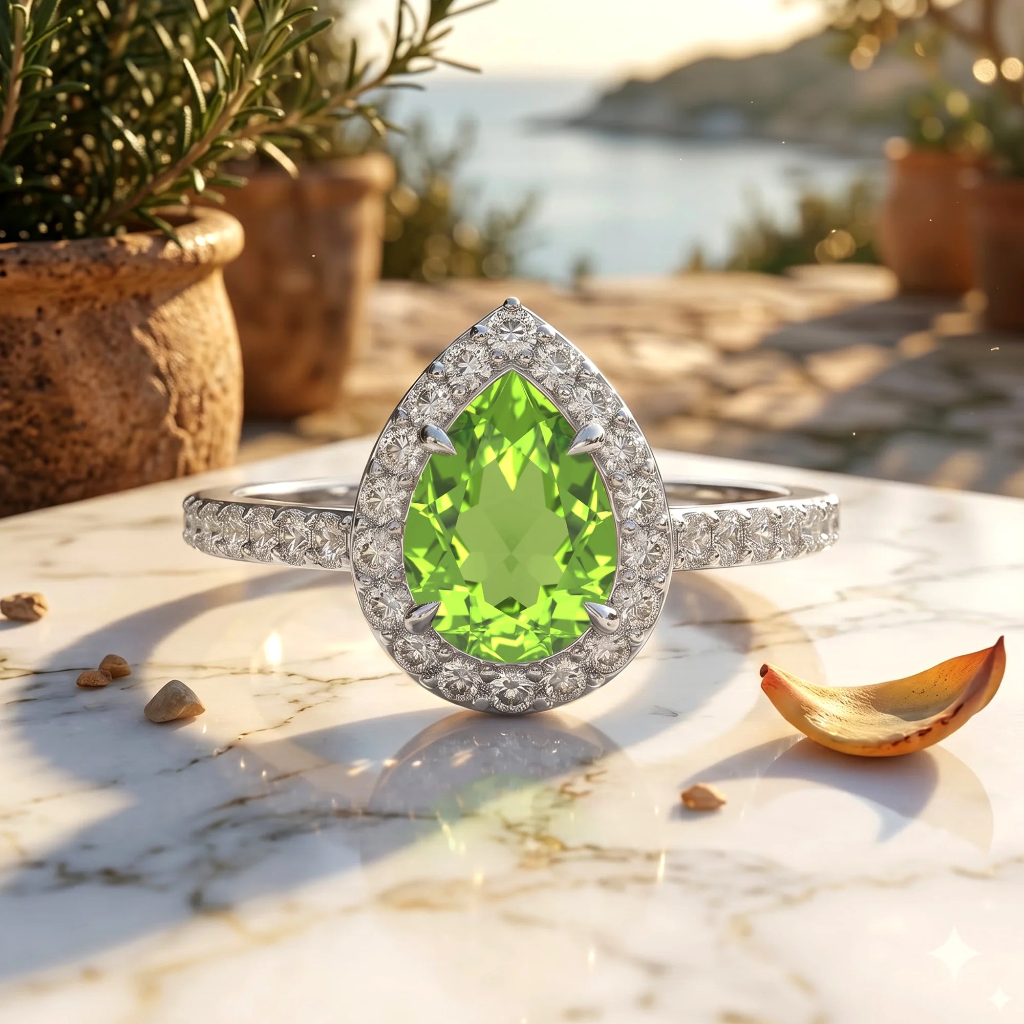 14K White Gold