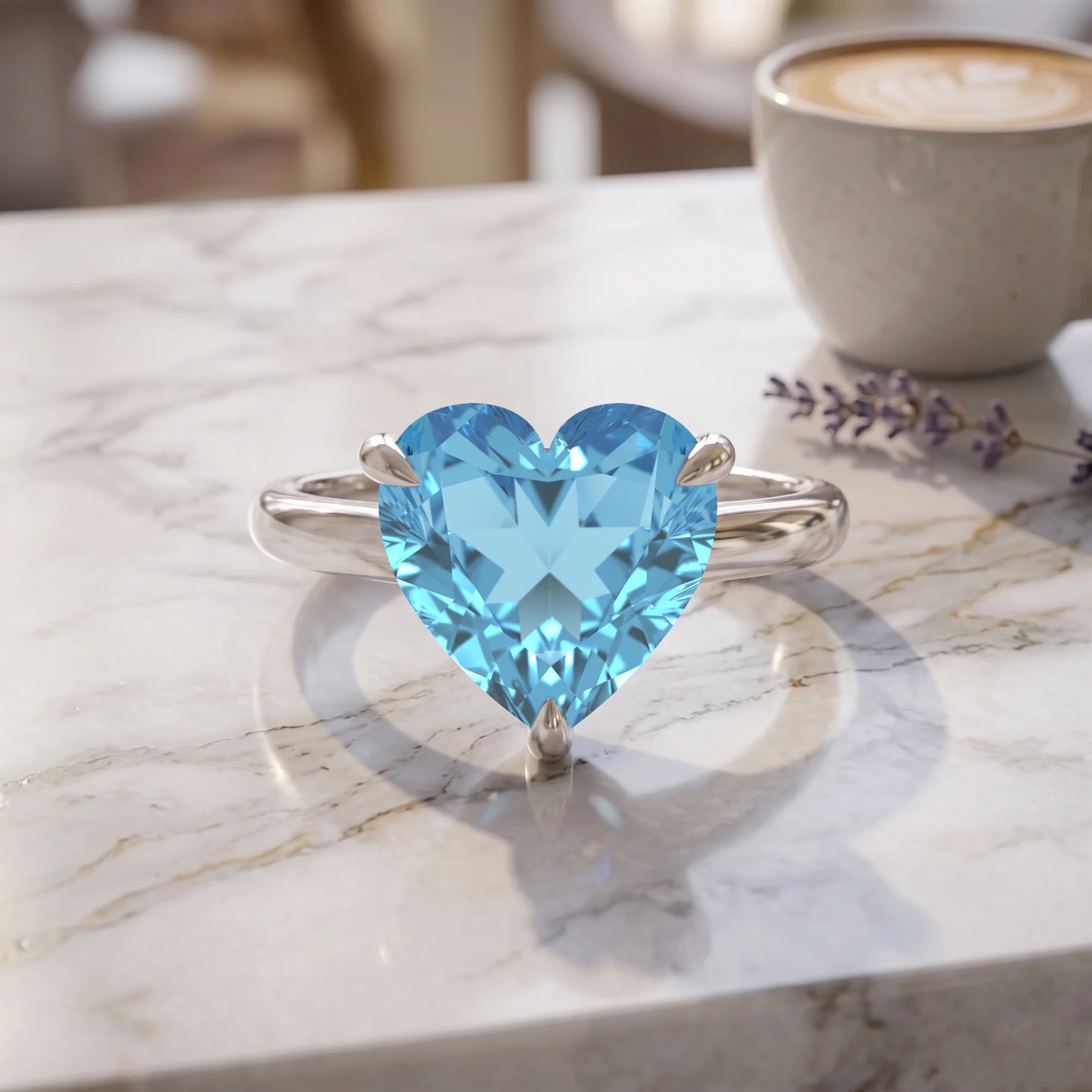 14K White Gold