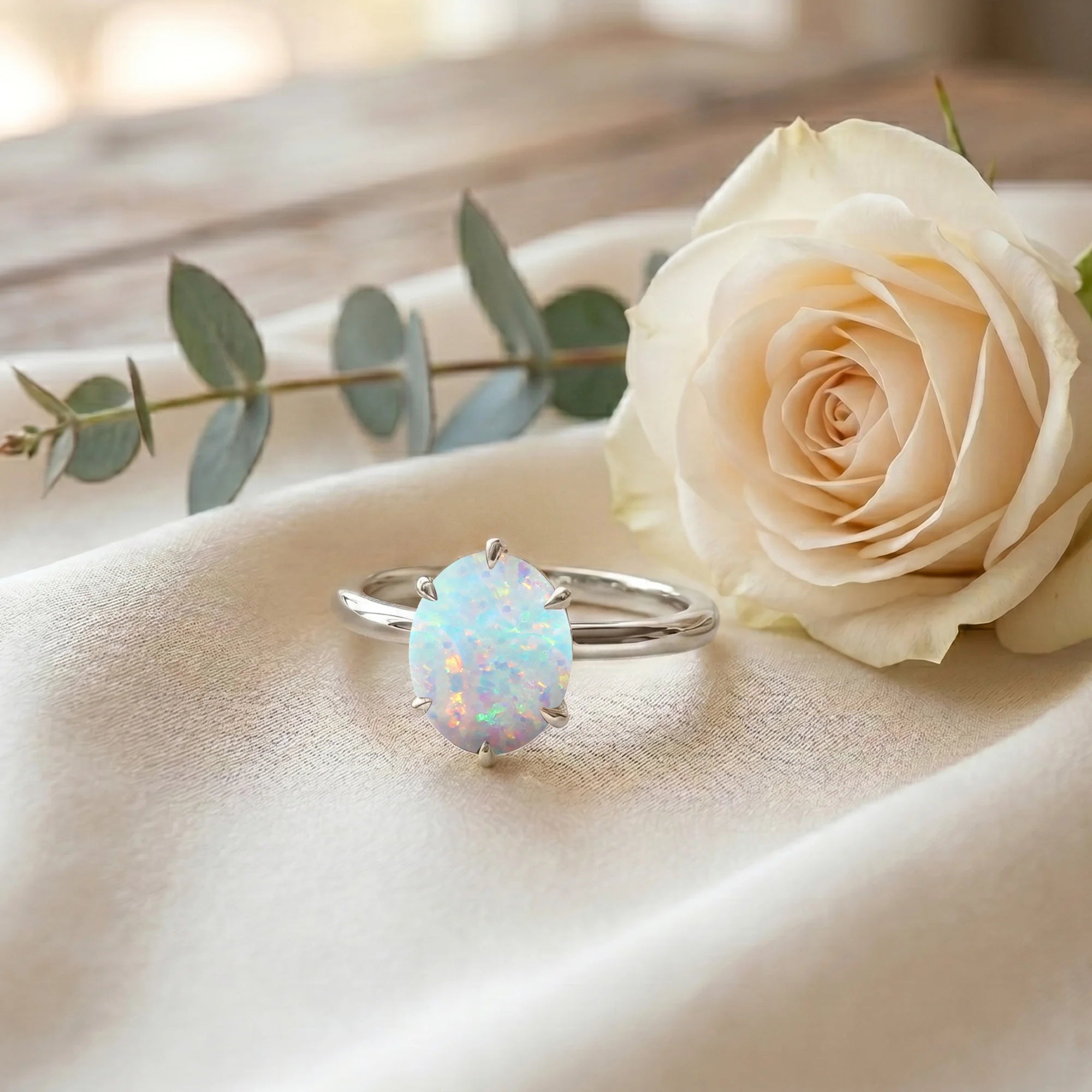 14K White Gold