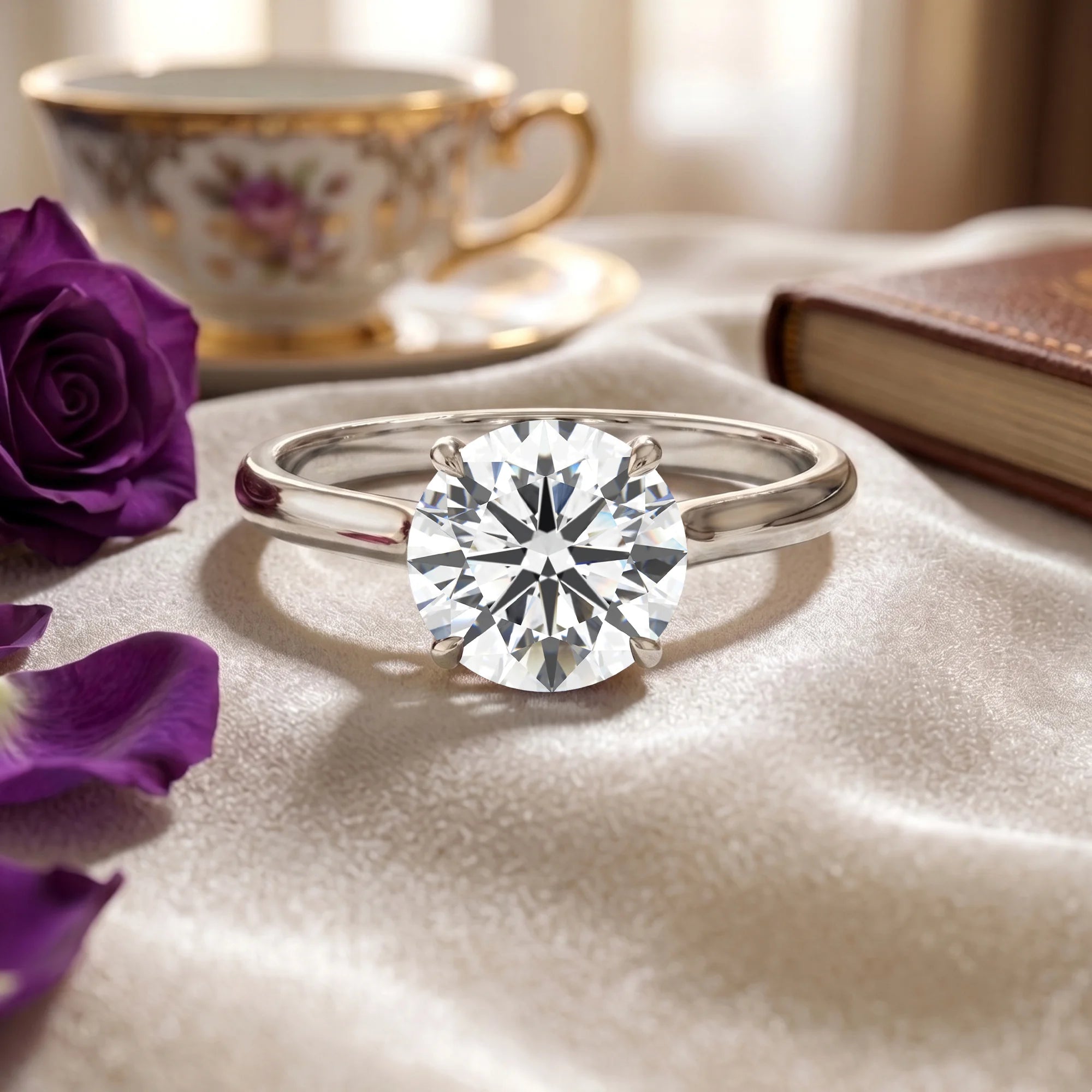 14K White Gold
