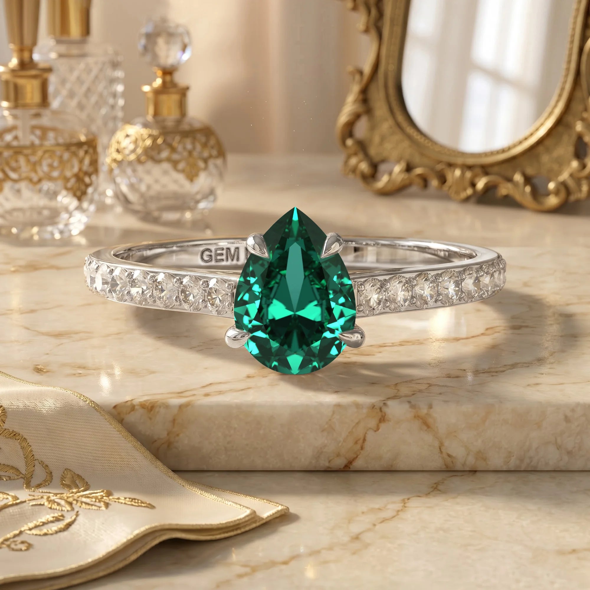 14K White Gold
