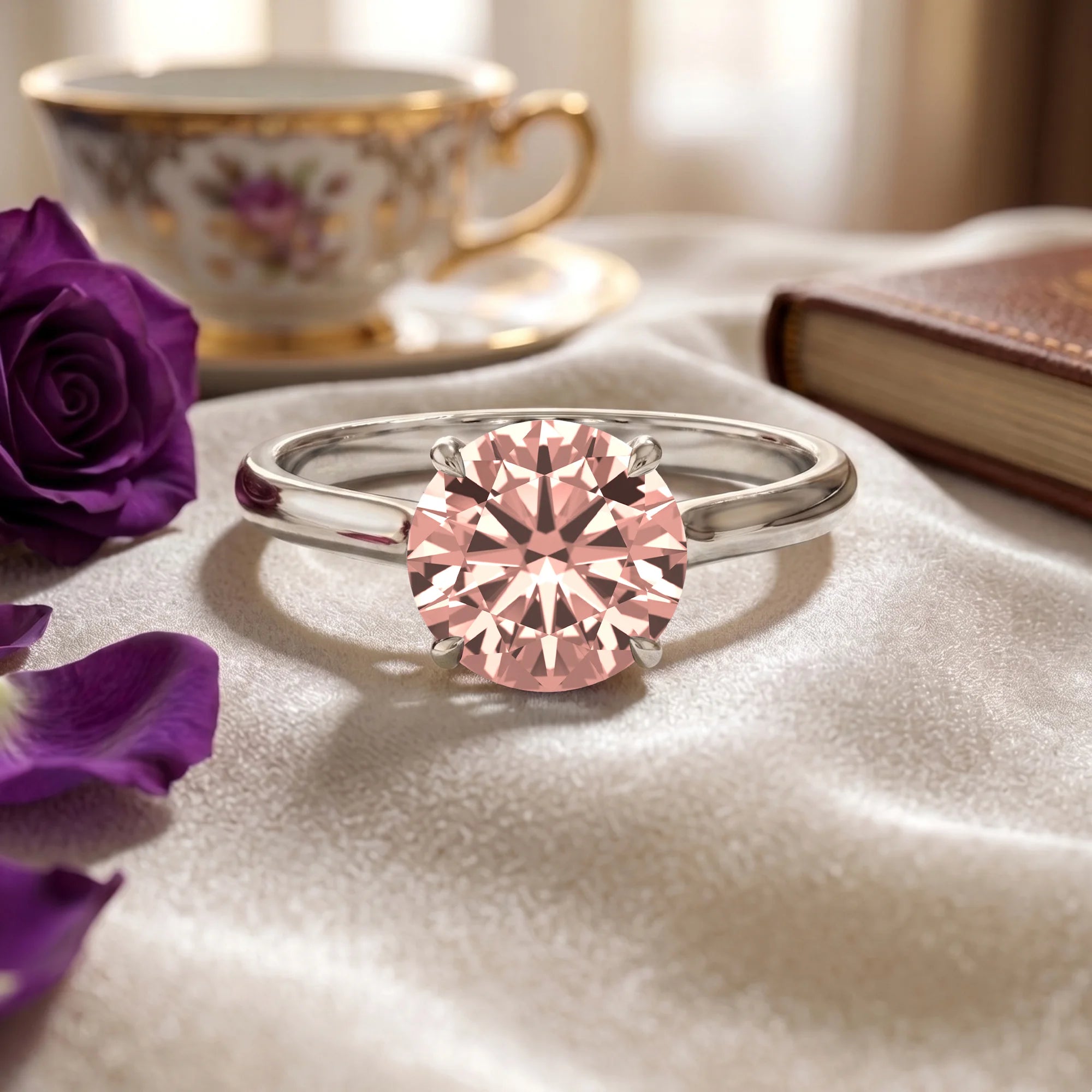 14K White Gold