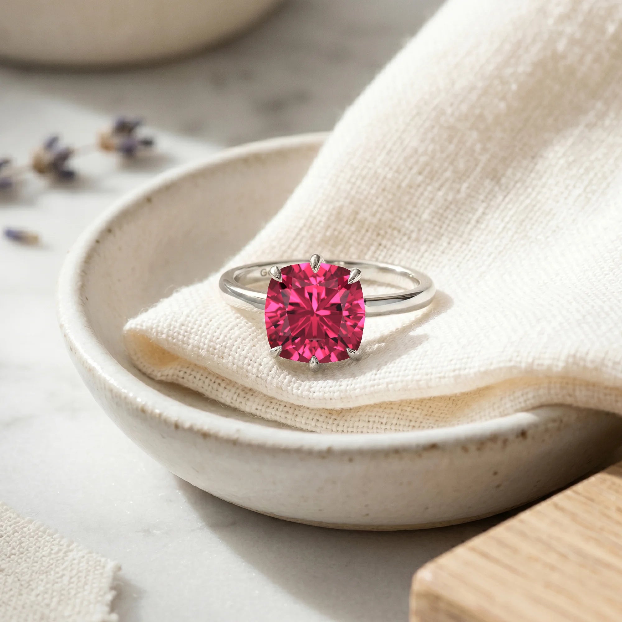 14K White Gold