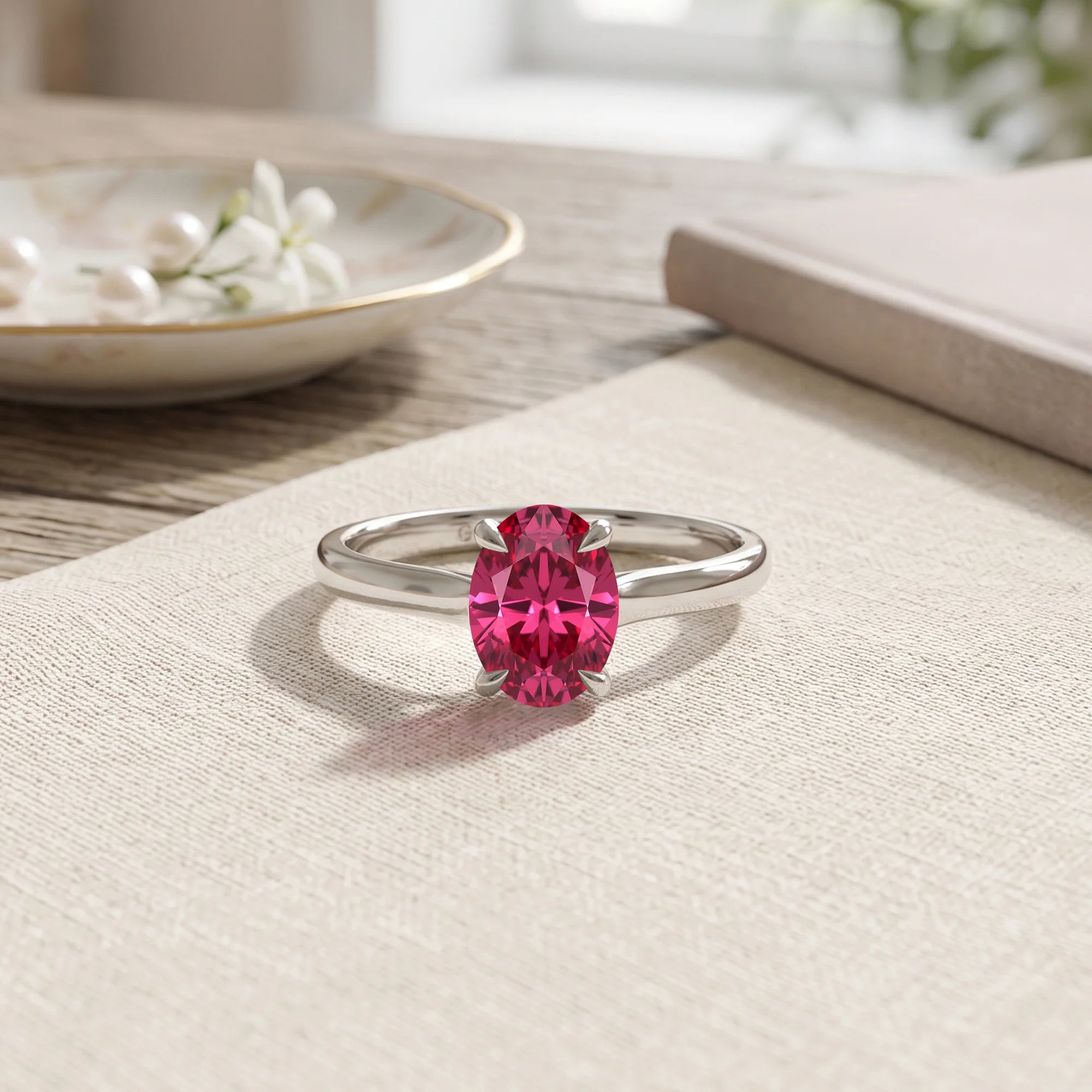 14K White Gold