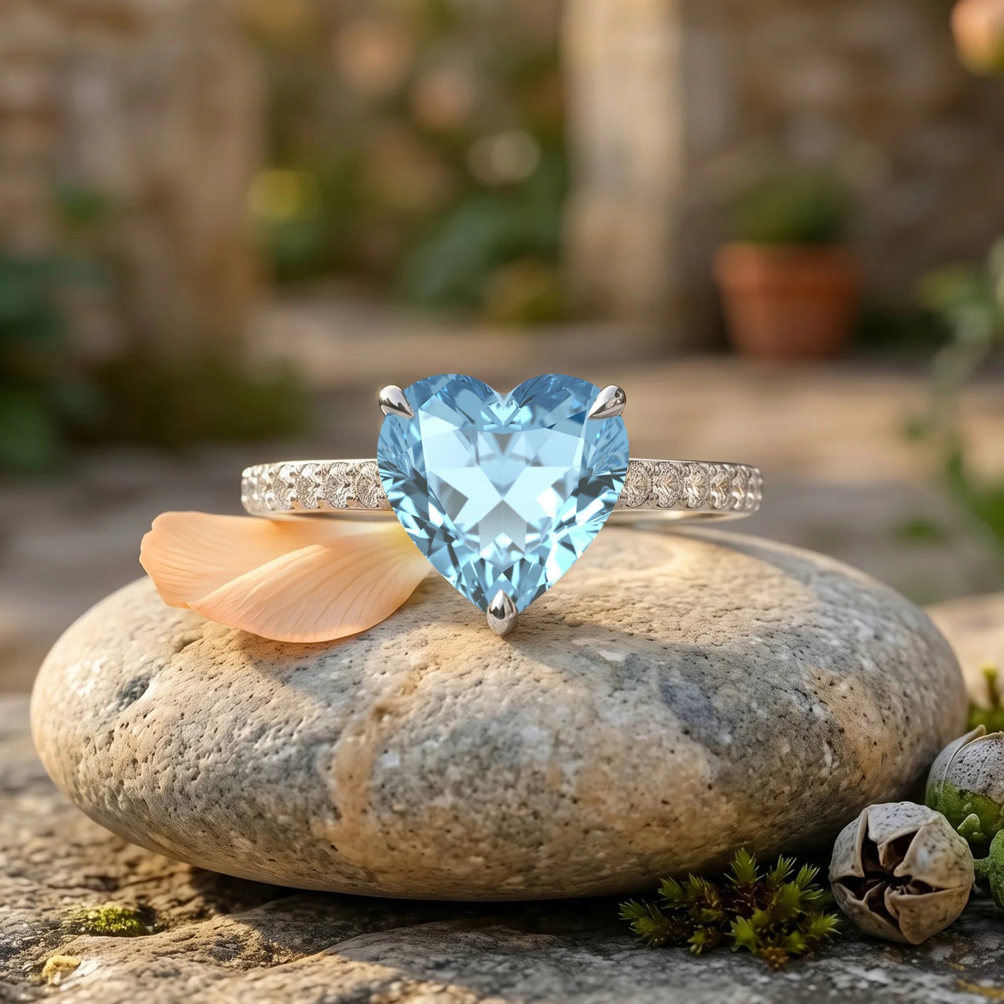 14K White Gold