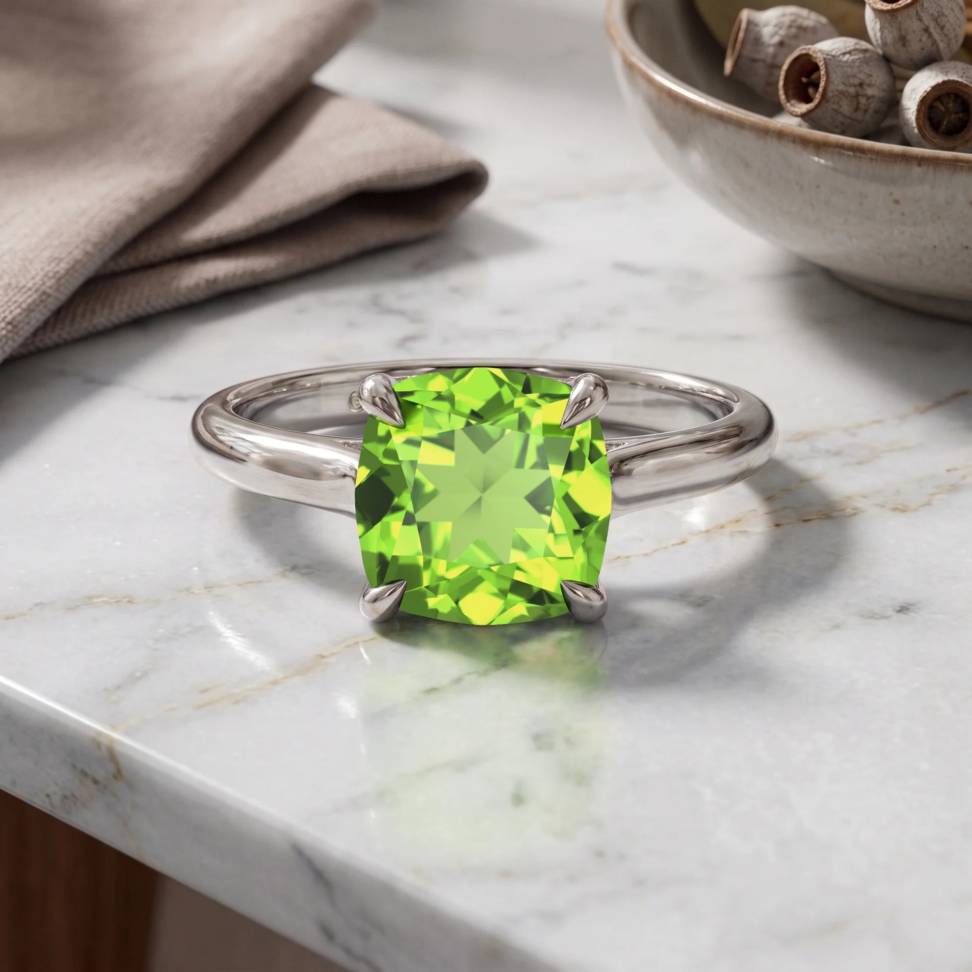 14K White Gold