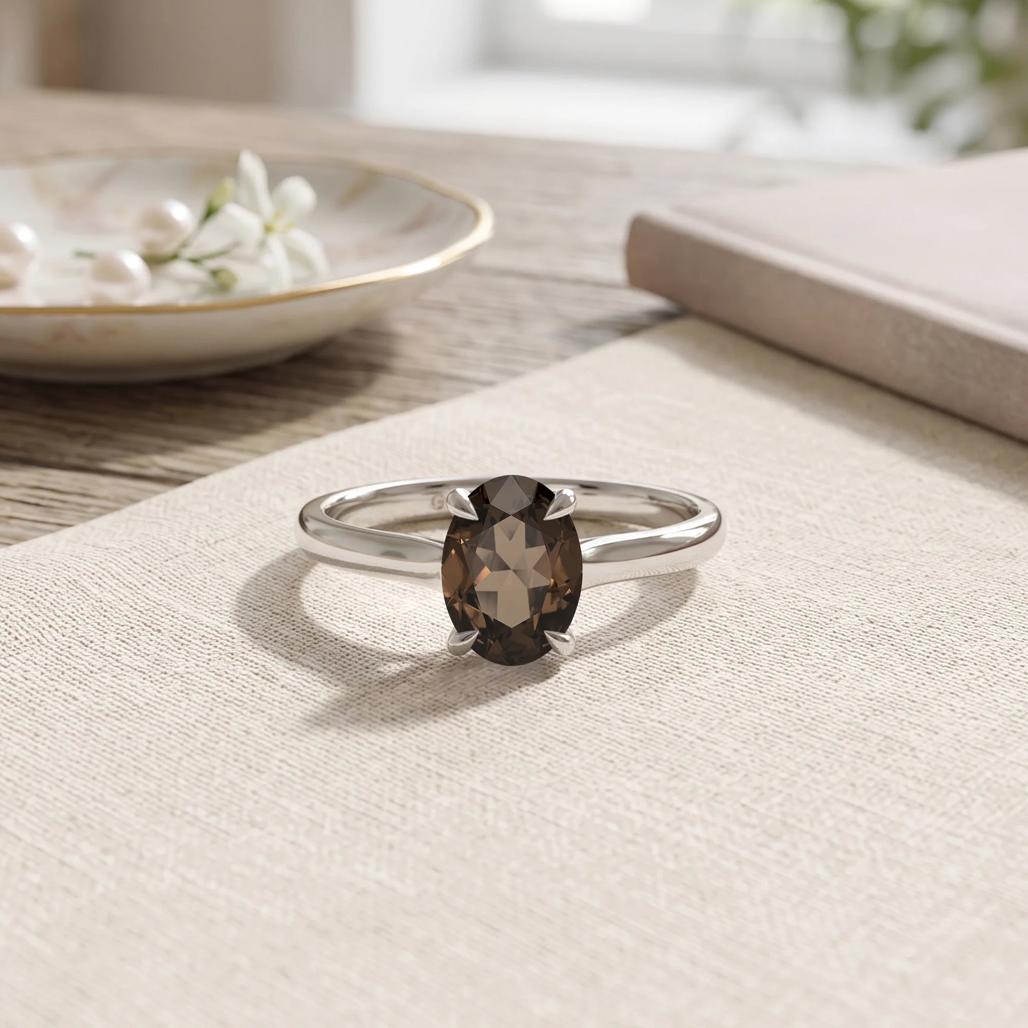 14K White Gold