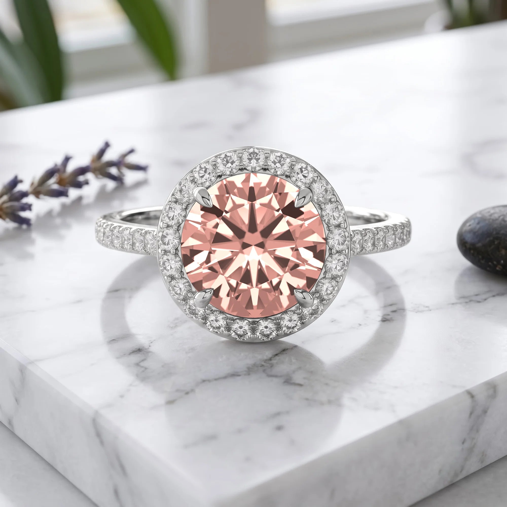 14K White Gold