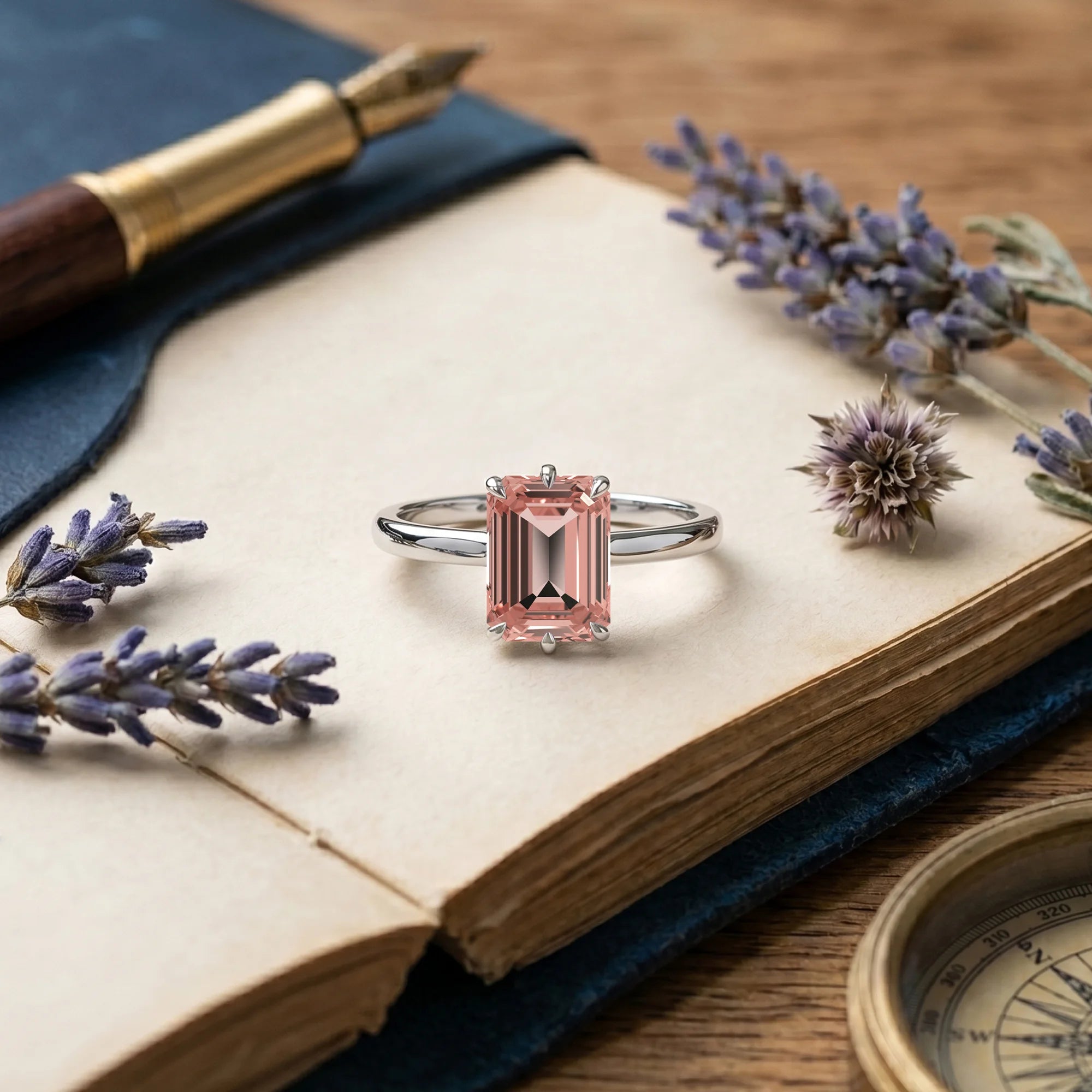 14K White Gold