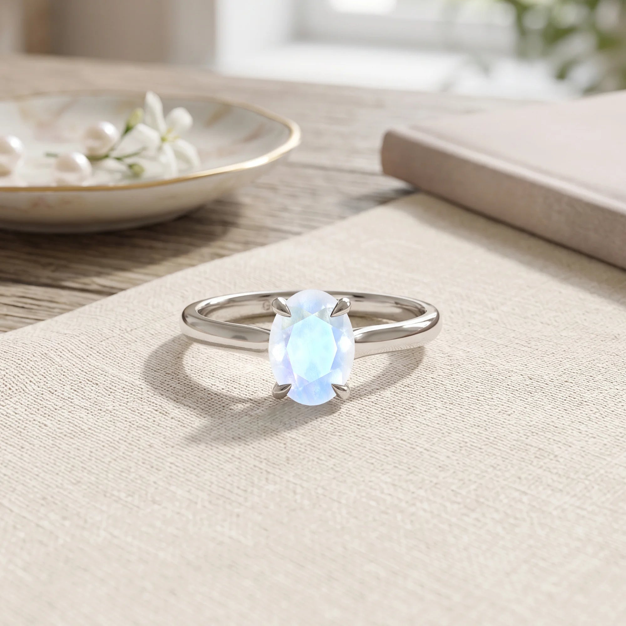 14K White Gold