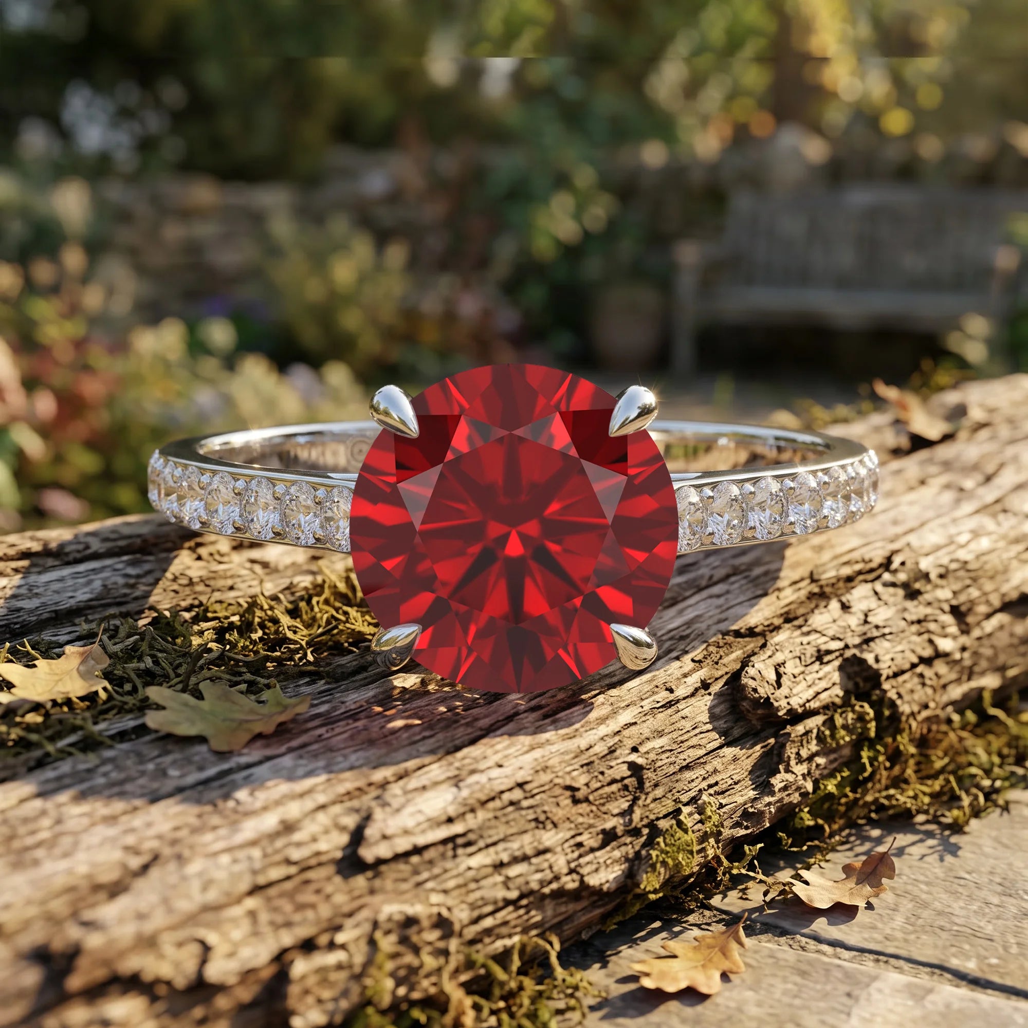 14K White Gold