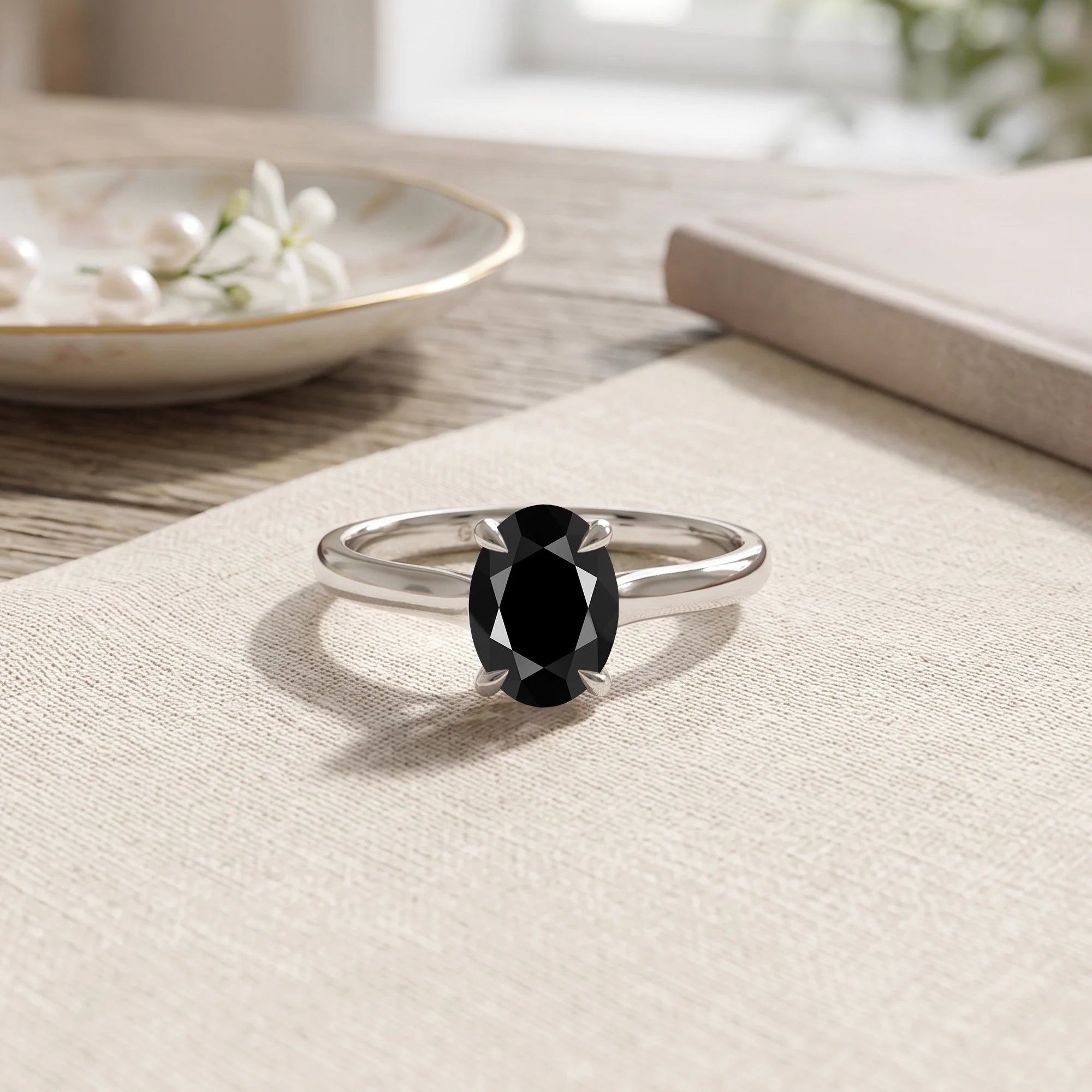 14K White Gold