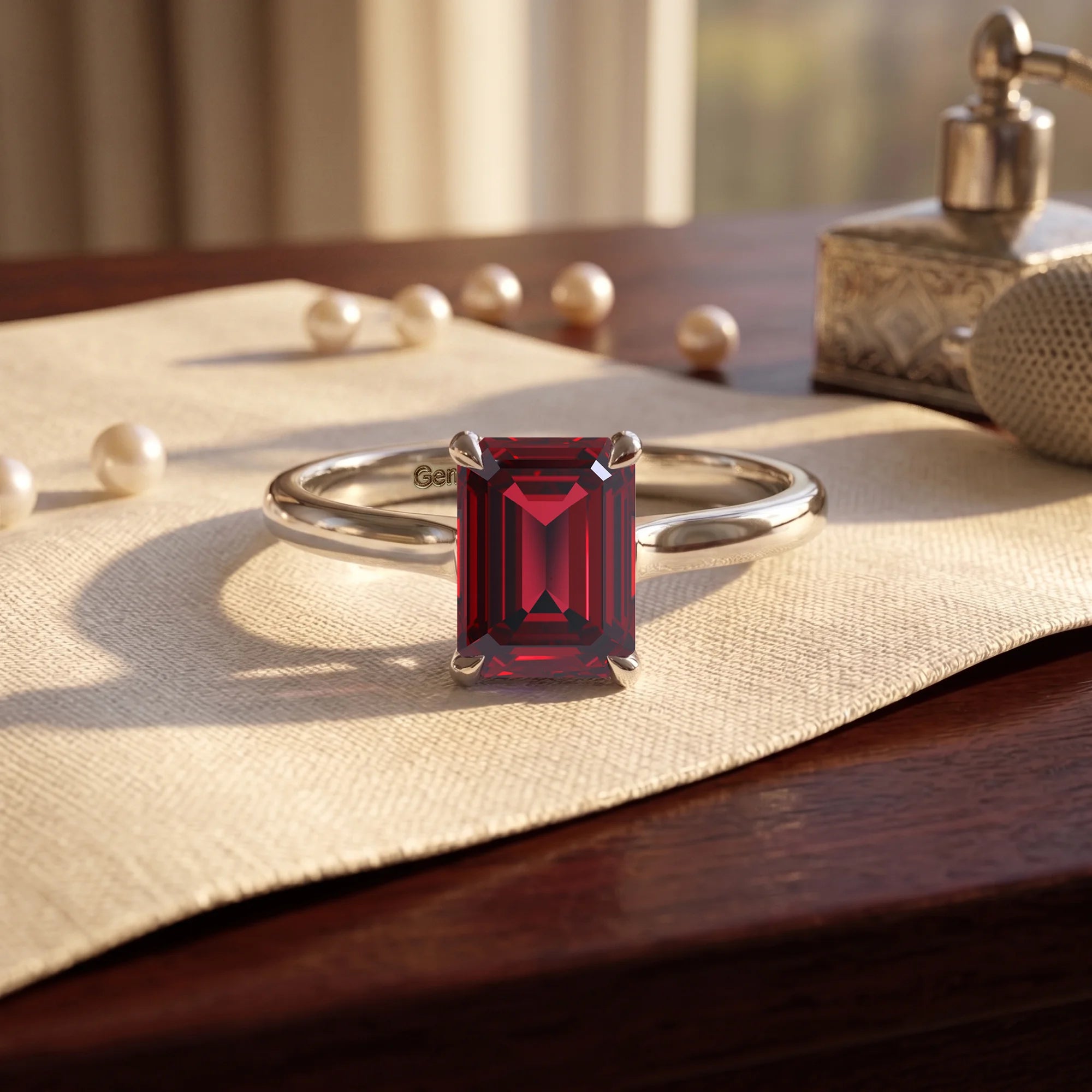 14K White Gold