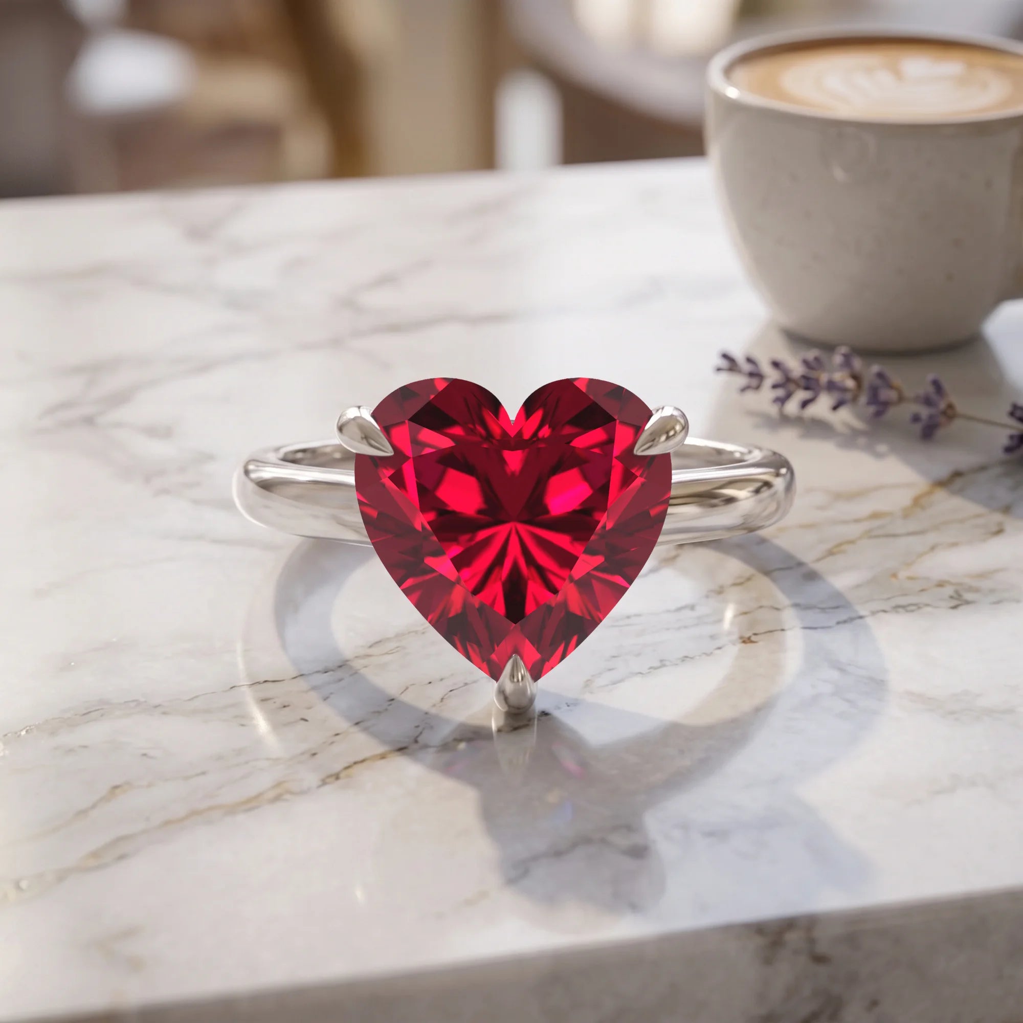 14K White Gold
