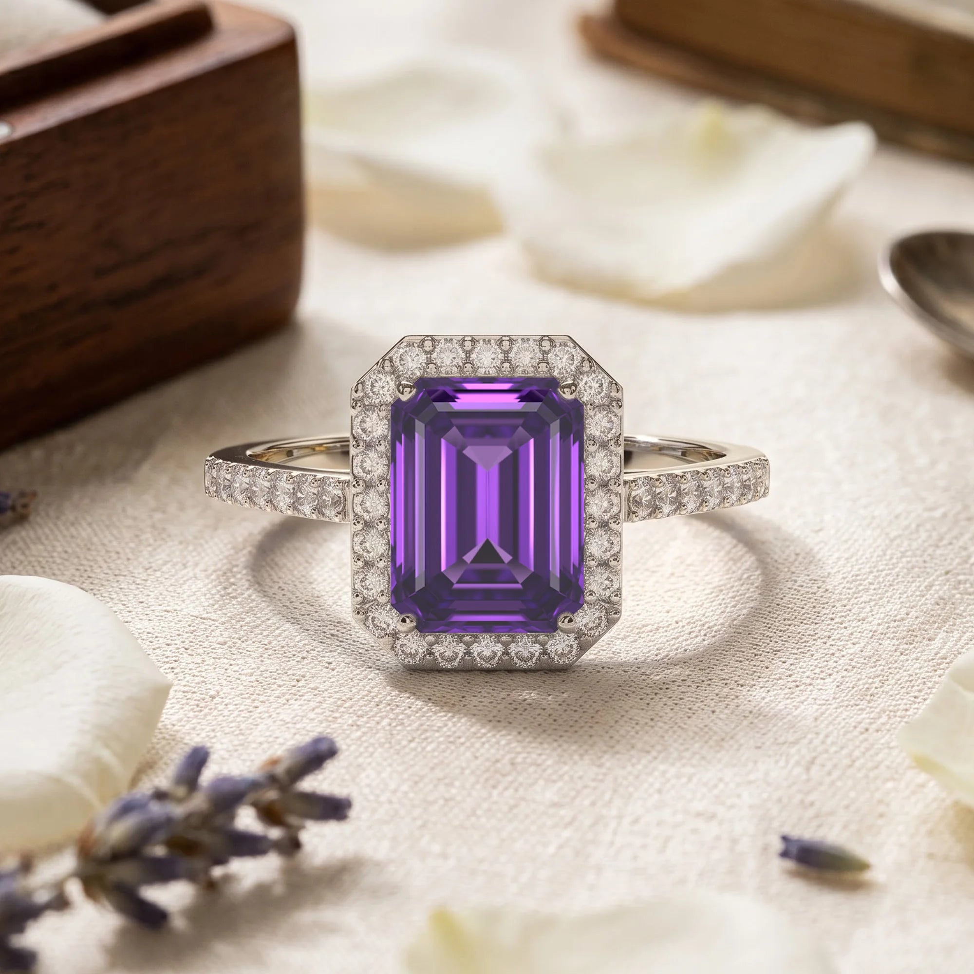 14K White Gold