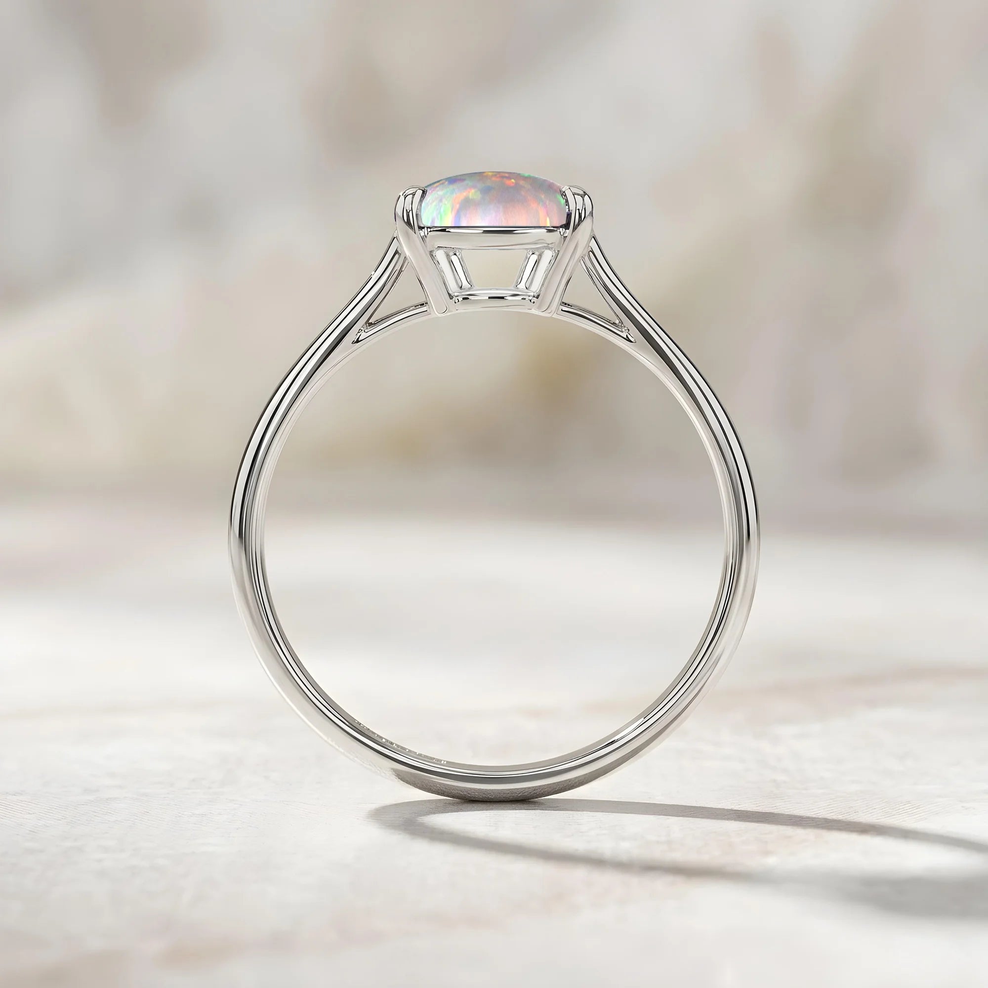 14K White Gold