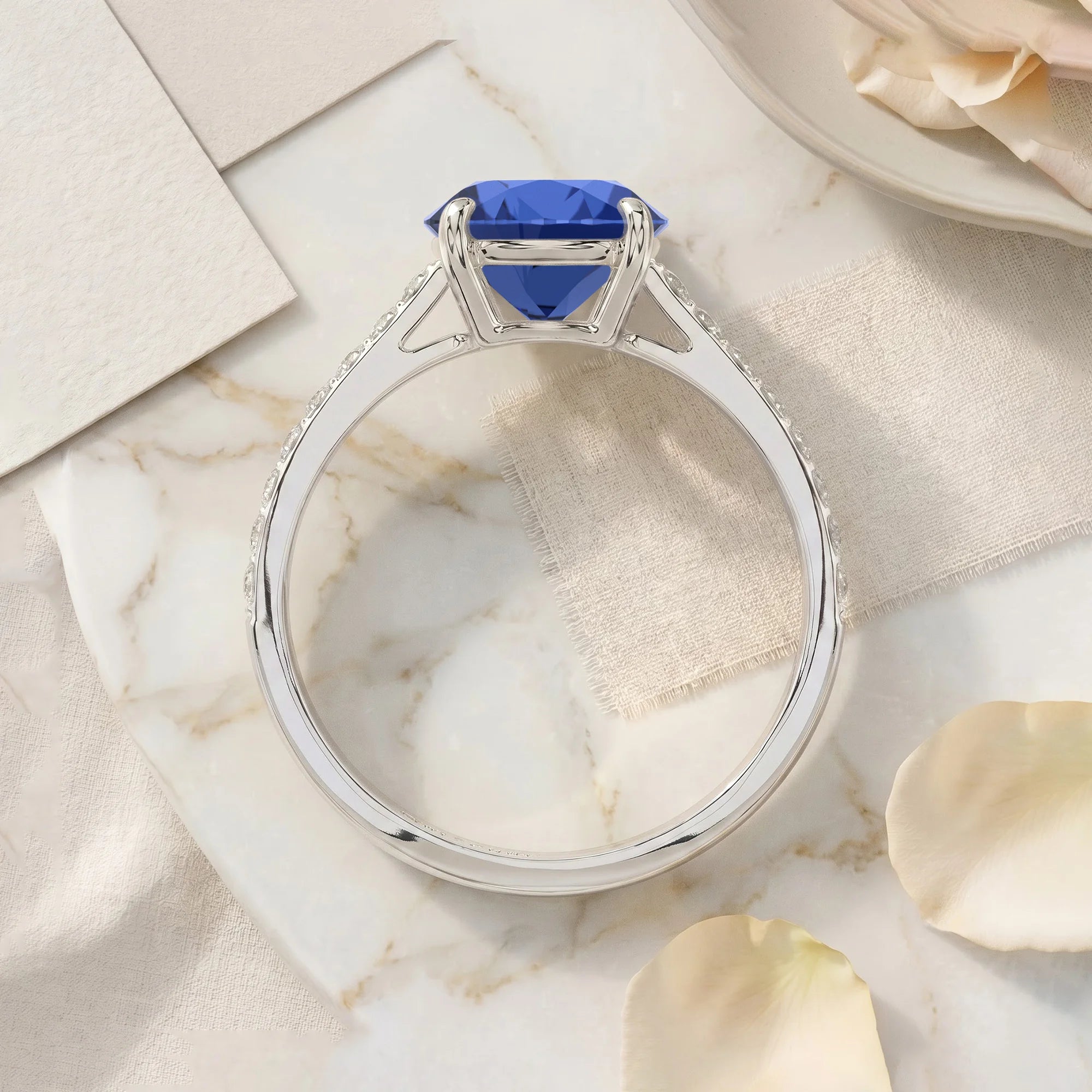 14K White Gold