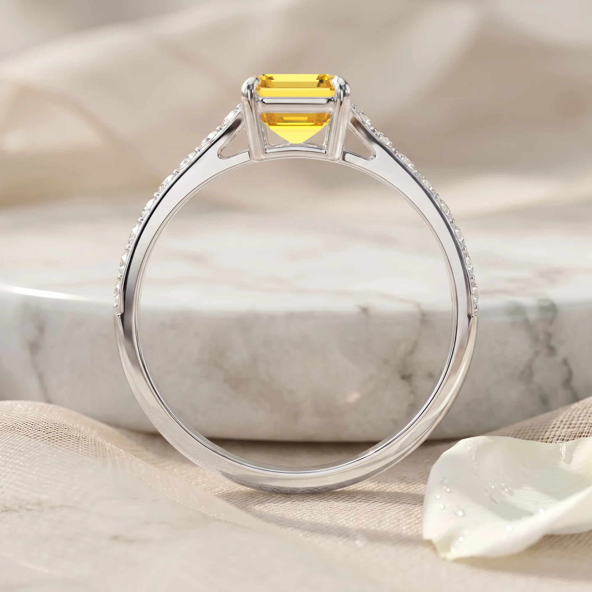 14K White Gold