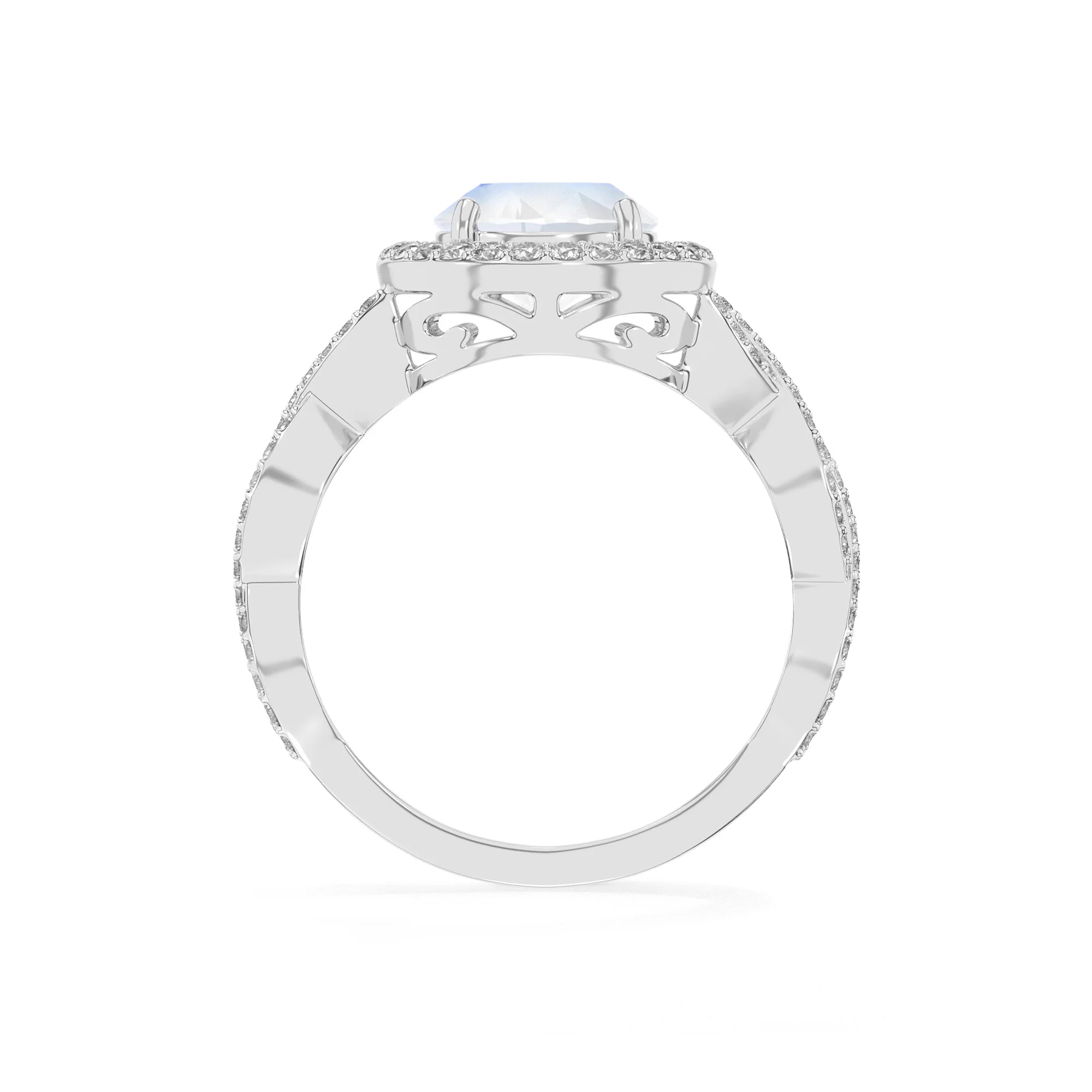 14K White Gold
