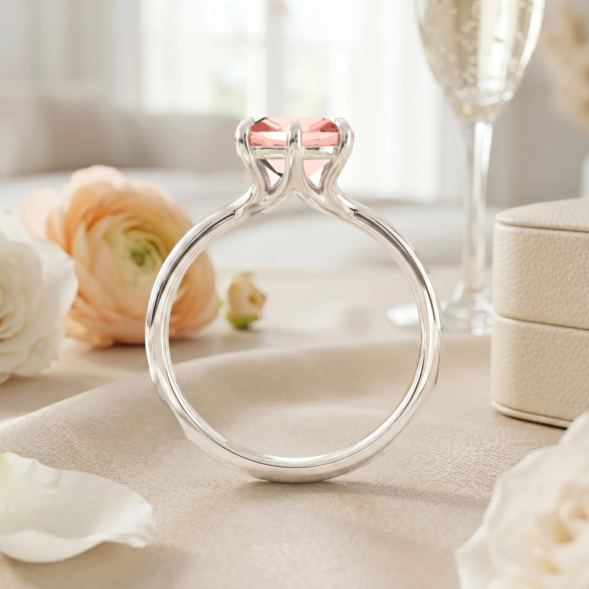 14K White Gold