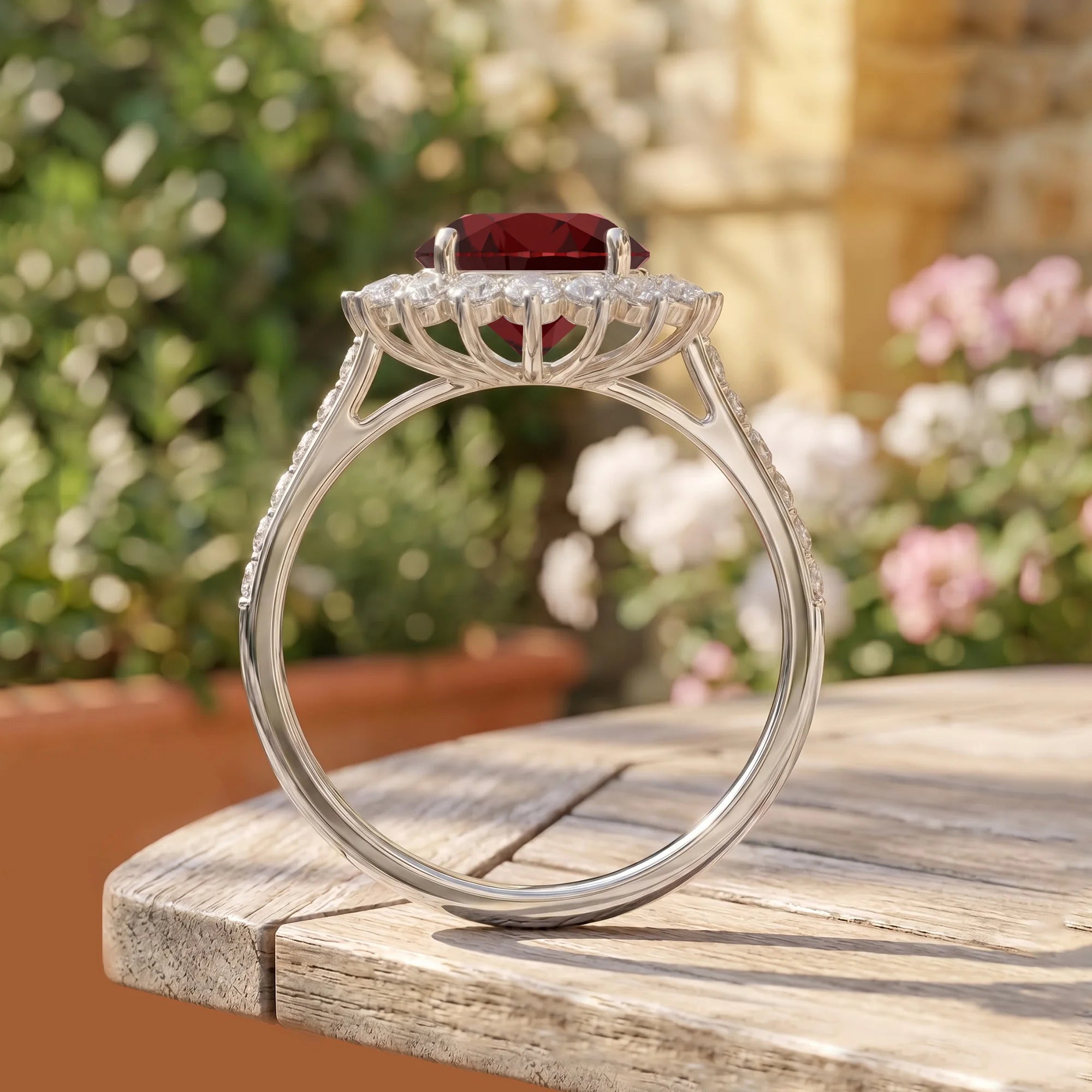 14K White Gold