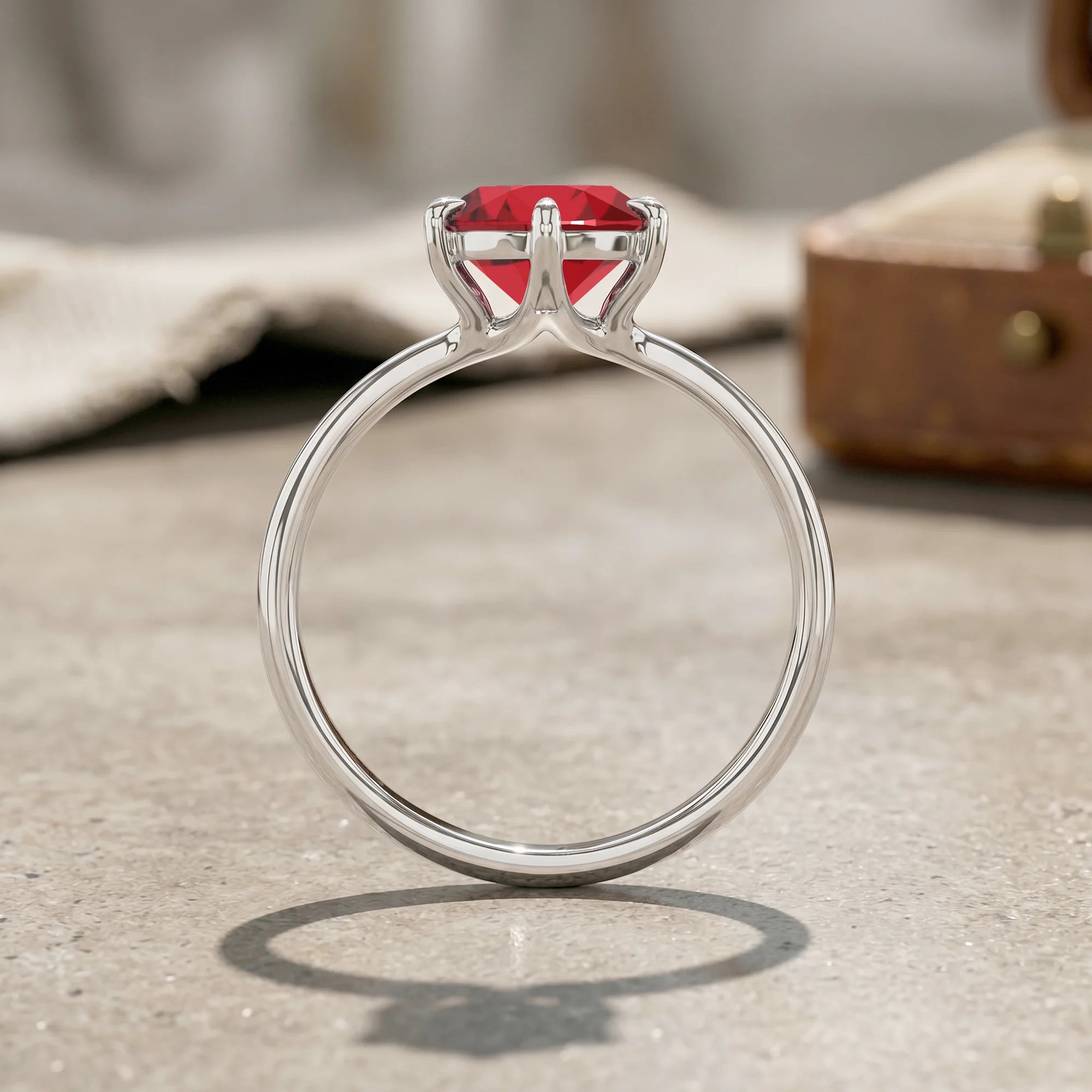 14K White Gold