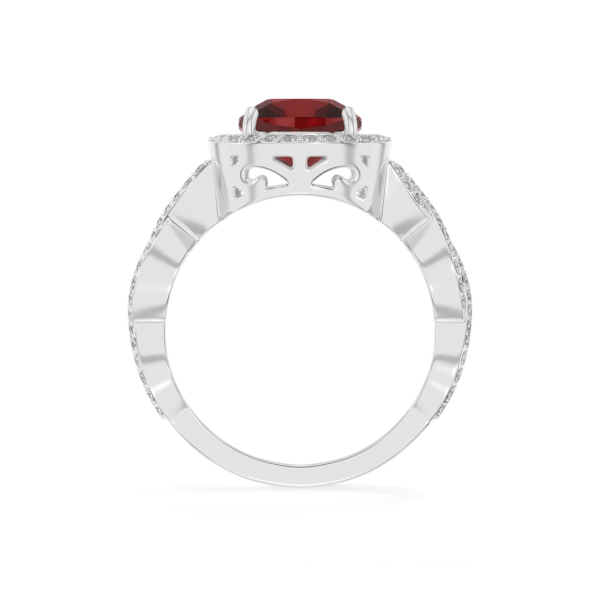 14K White Gold