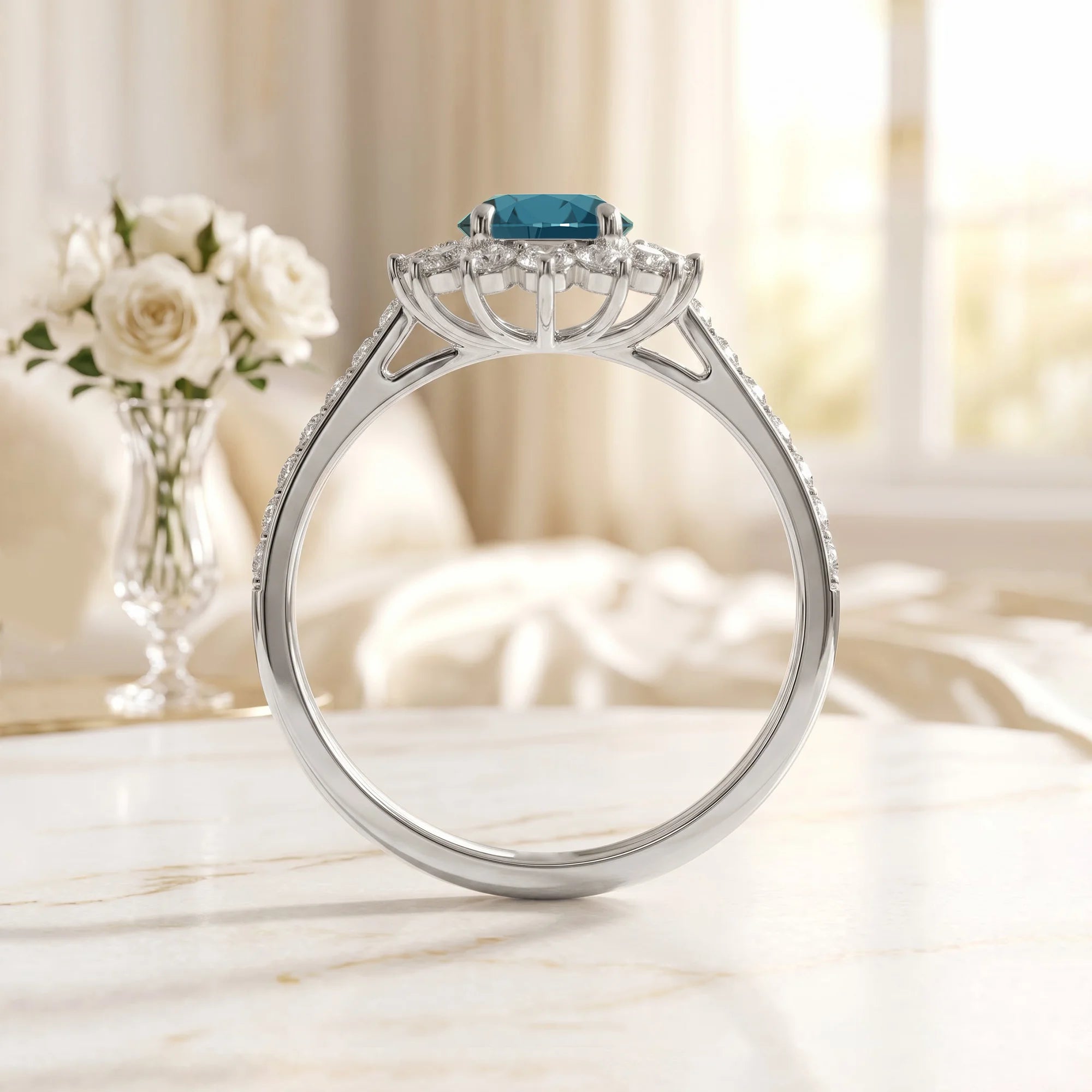 14K White Gold