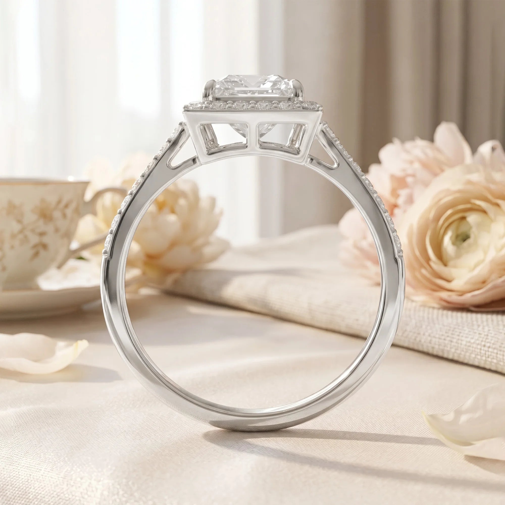 14K White Gold