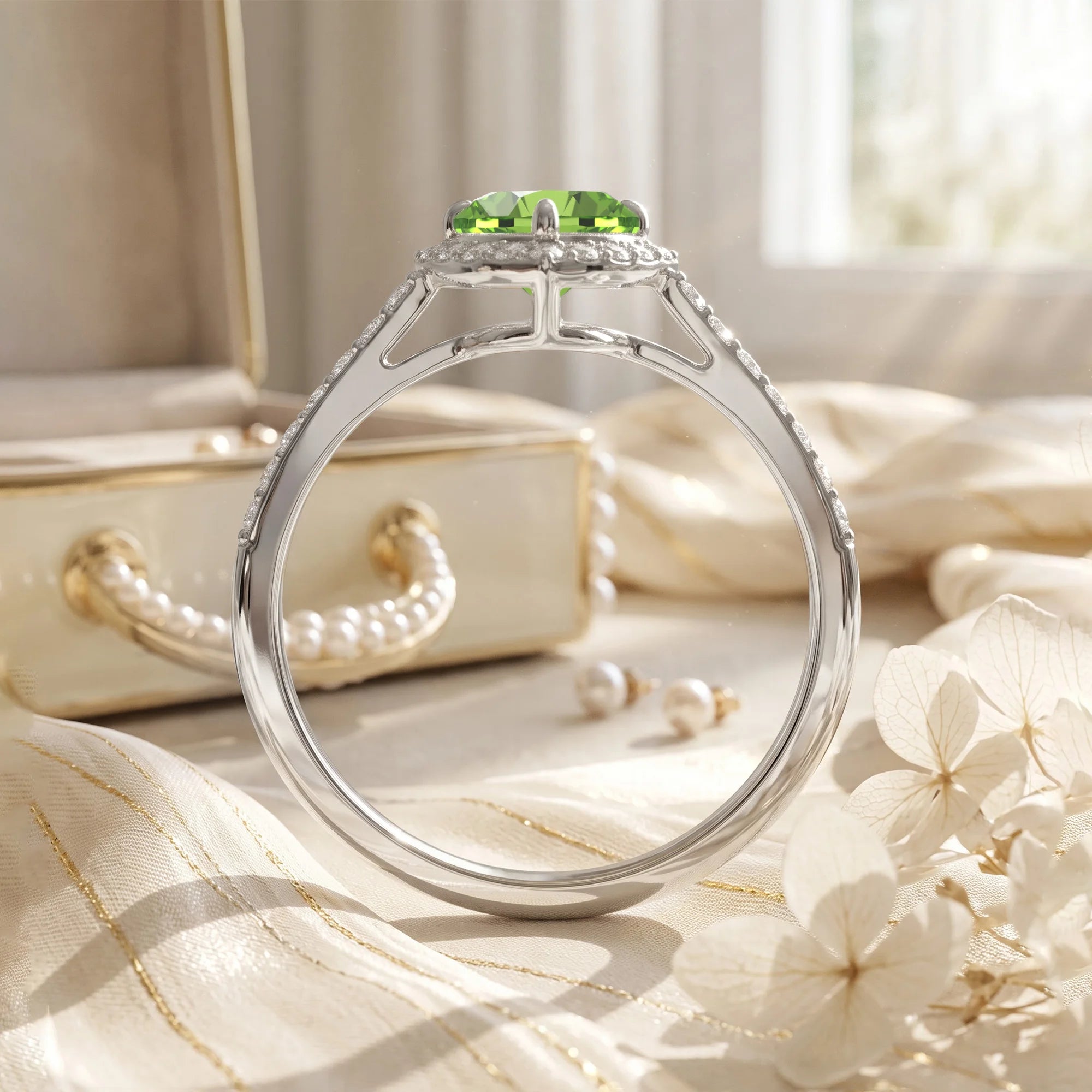 14K White Gold