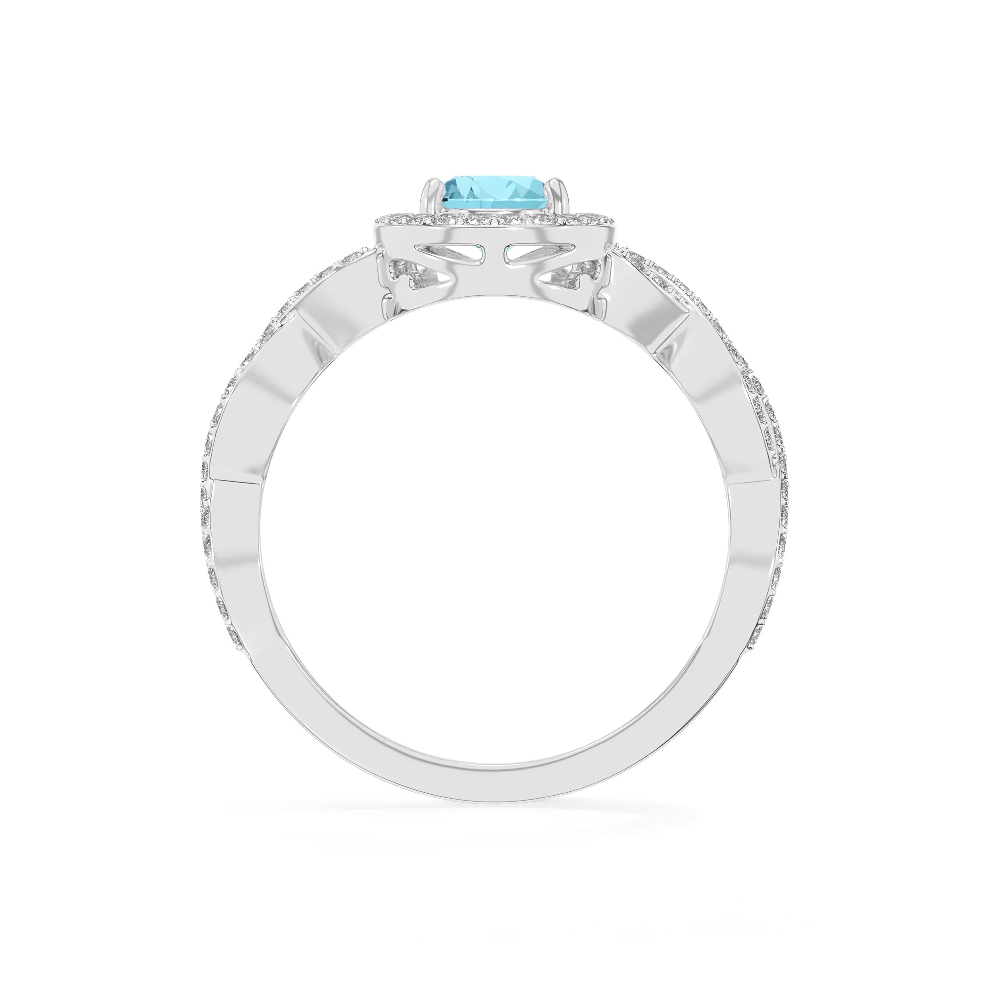 14K White Gold