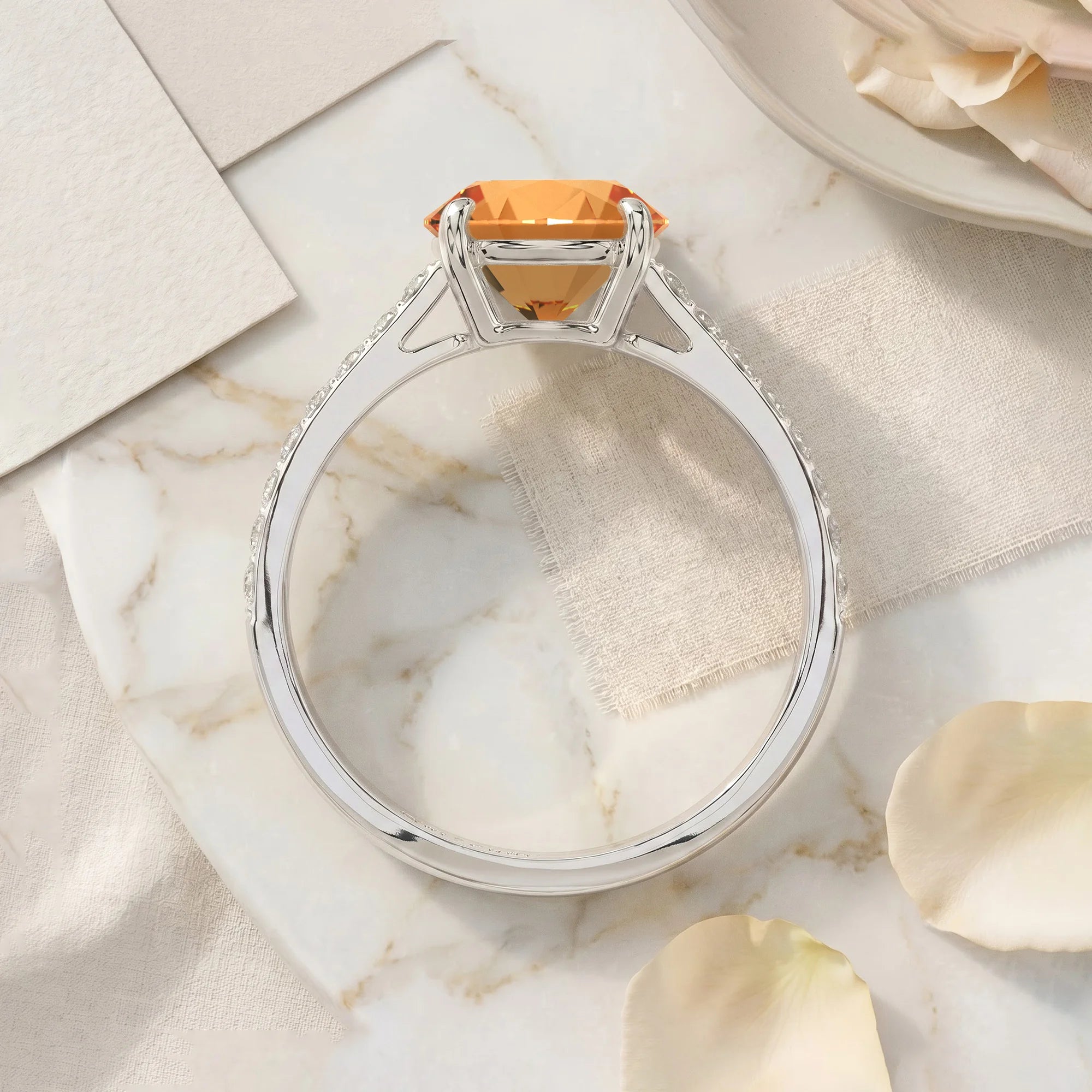 14K White Gold